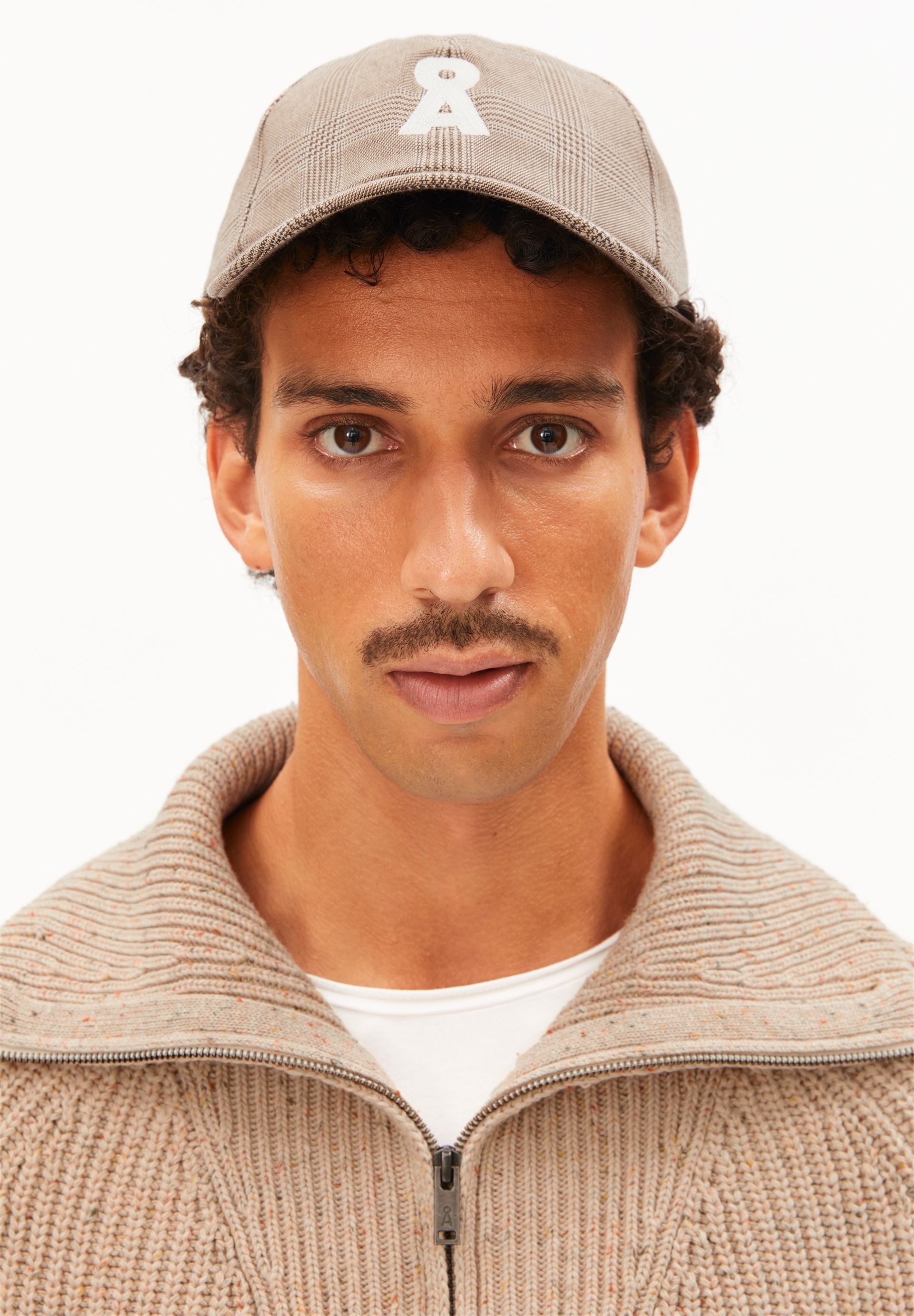 Armedangels Baseball Cap YENAAS CHECK Unisex Bio-Baumwoll Mix
