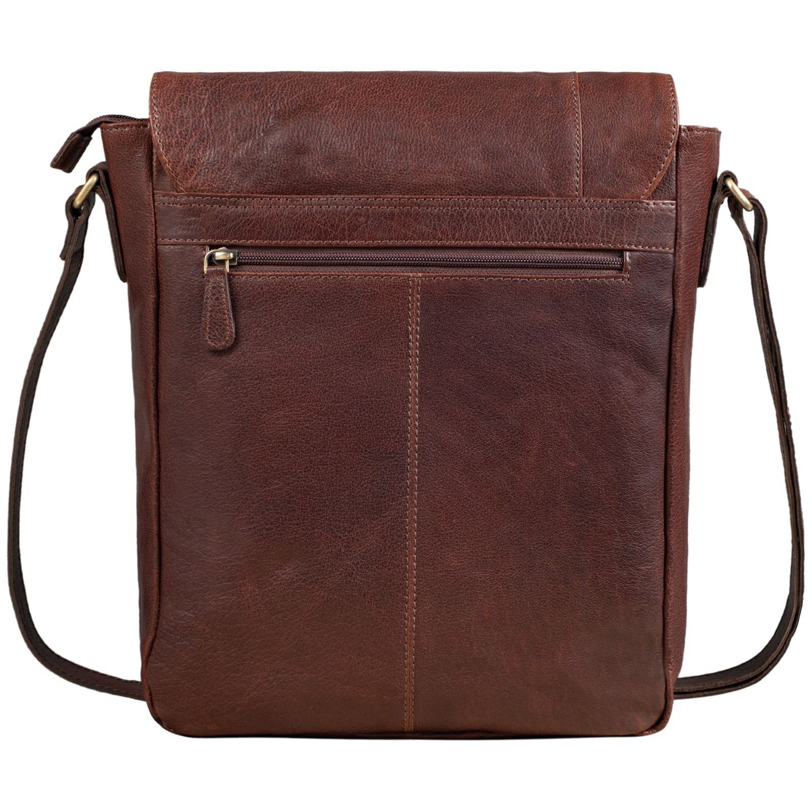 STILORD Schultertasche "Paul" Umhängetasche Herren Leder Hochformat – Bild 5 von 5