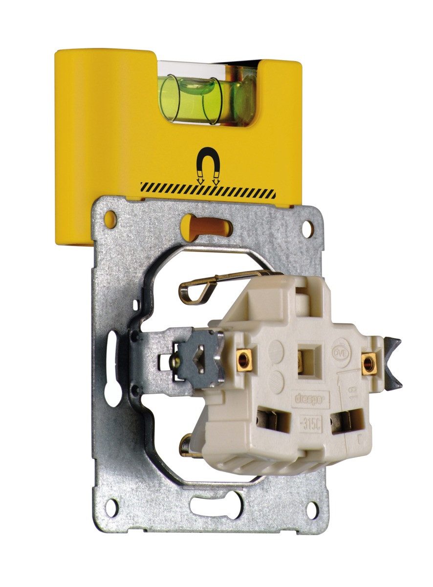 Wasserwaage STABILA Wasserwaage 7 cm Pocket Electric mit Gürtel-Clip