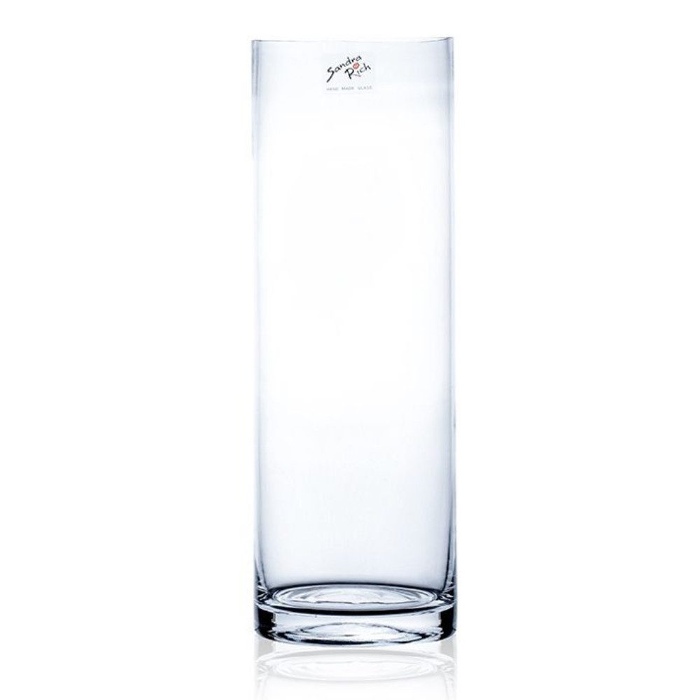 Sandra Rich Dekovase Cyli Cold Cut, Cold Cut, Transparent, Windlicht, Teelichthalter, Kerzenglas, H: 30cm