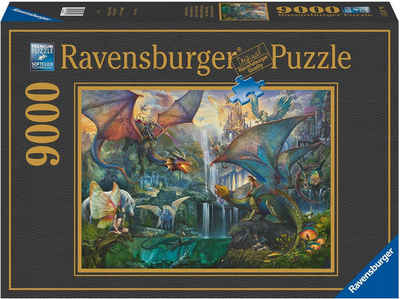 Ravensburger Puzzle Zauberhafter Drachenwald, 9000 Puzzleteile, Made in Germany, FSC® - schützt Wald - weltweit