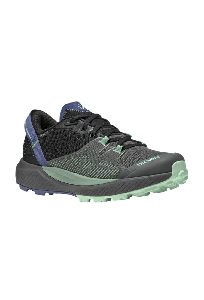 TECNICA Agate Speed S GTX (Speed-Hiking, wasserdicht) schwarz/violett/mint Wanderschuh