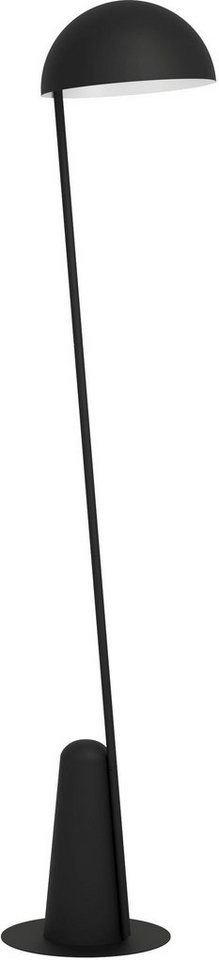 EGLO Stehlampe ARANZOLA, Leuchtmittel wechselbar, ohne Leuchtmittel,  Stehleuchte in schwarz und weiß aus Stahl - exkl. E27 - 1X40W