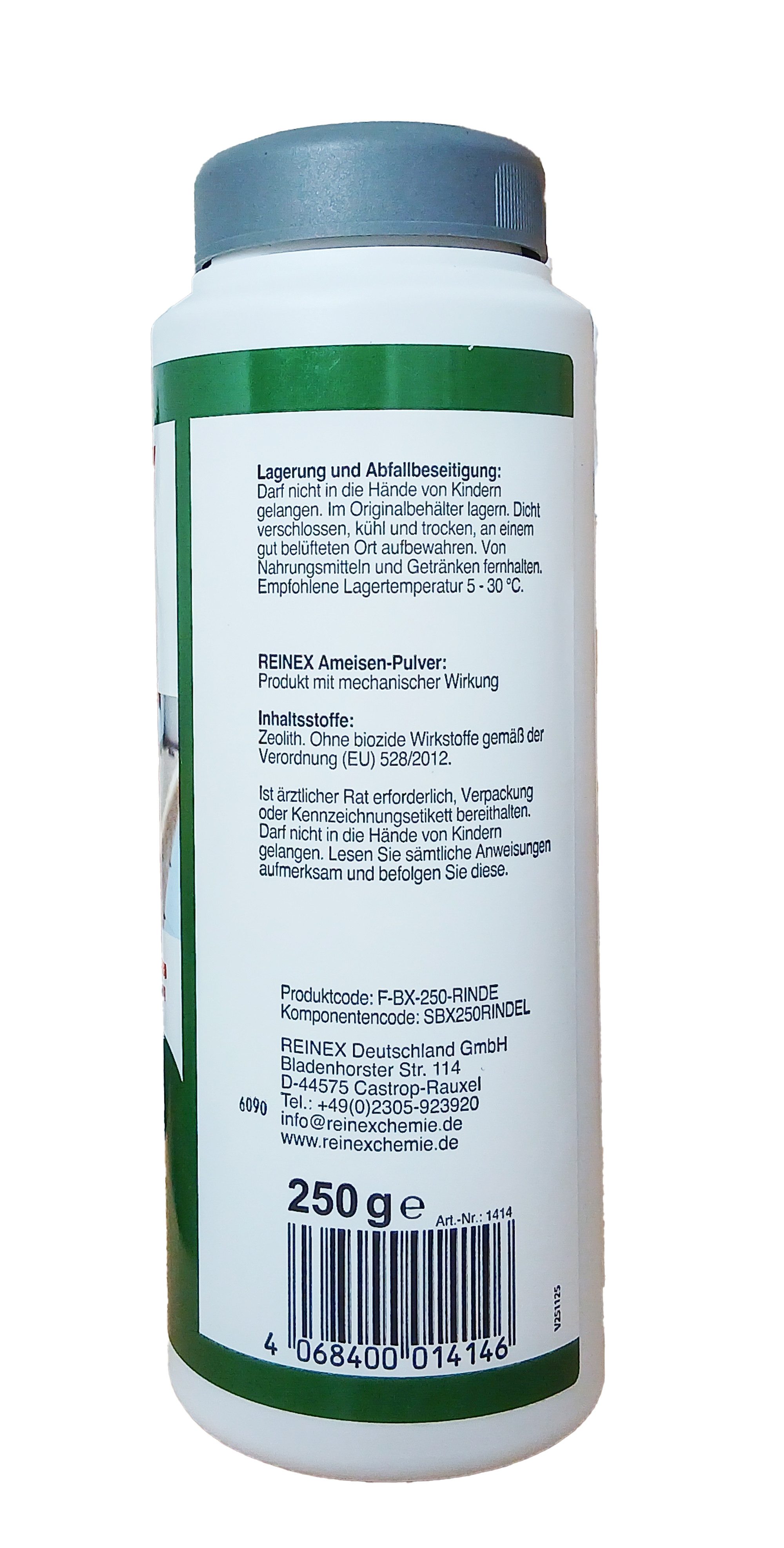 Reinex Insektenspray AMEISEN PULVER 250g Streumittel Ameisenabwehr Ameisenmittel 46, 250 g, gegen Ameisen