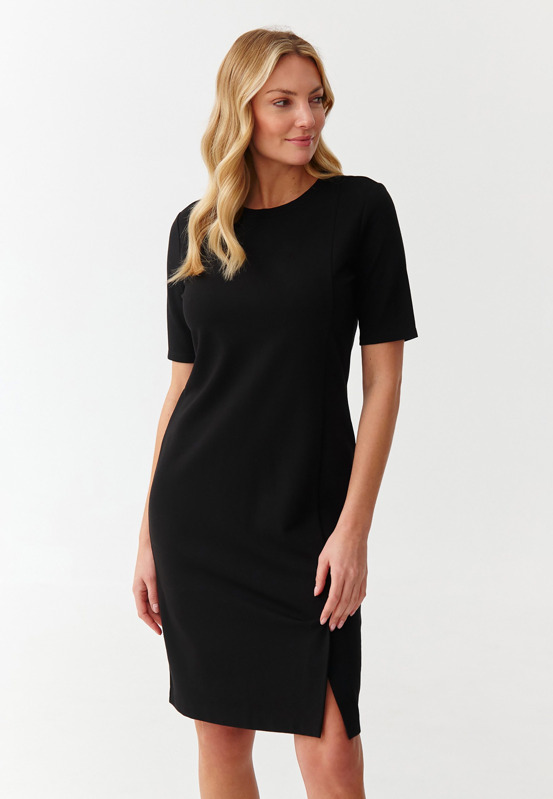 TATUUM Jerseykleid Ladies' Pencil Dress With Decorative Slit - Kio