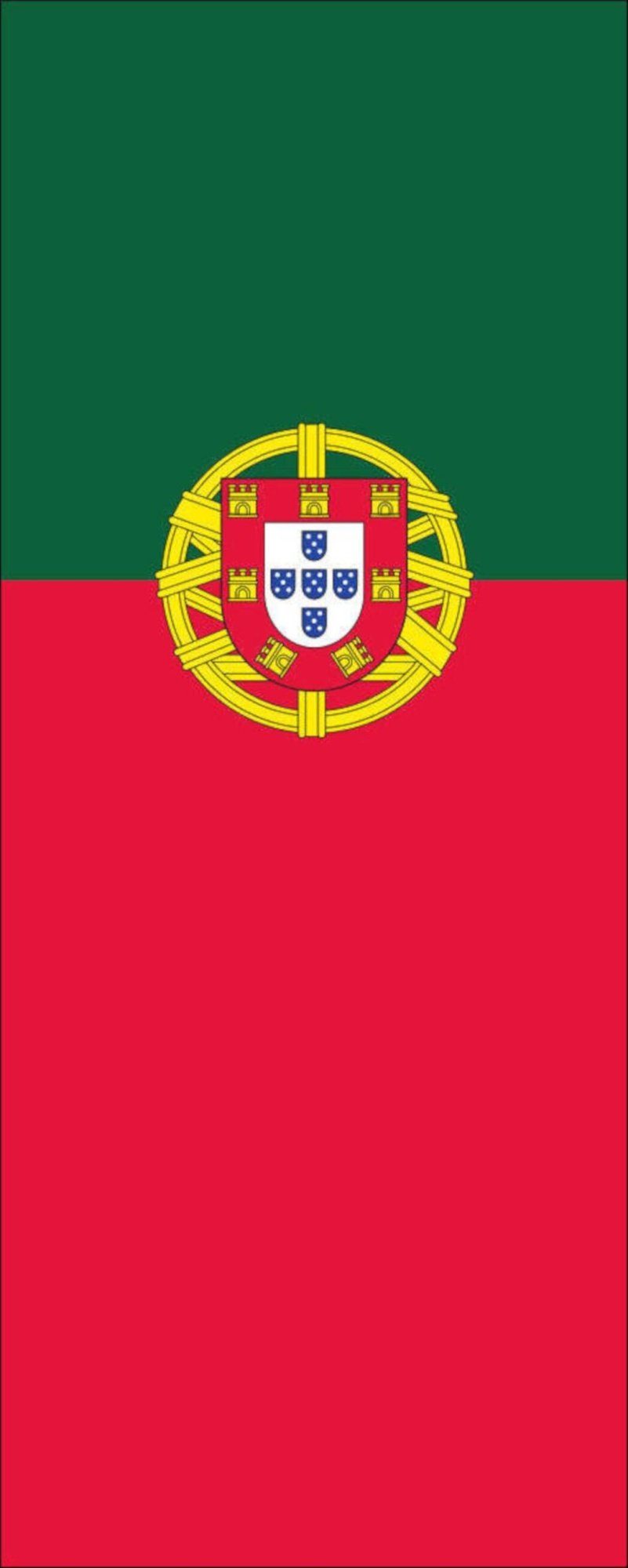 flaggenmeer Flagge Portugal 160 g/m² Hochformat | Fahnen