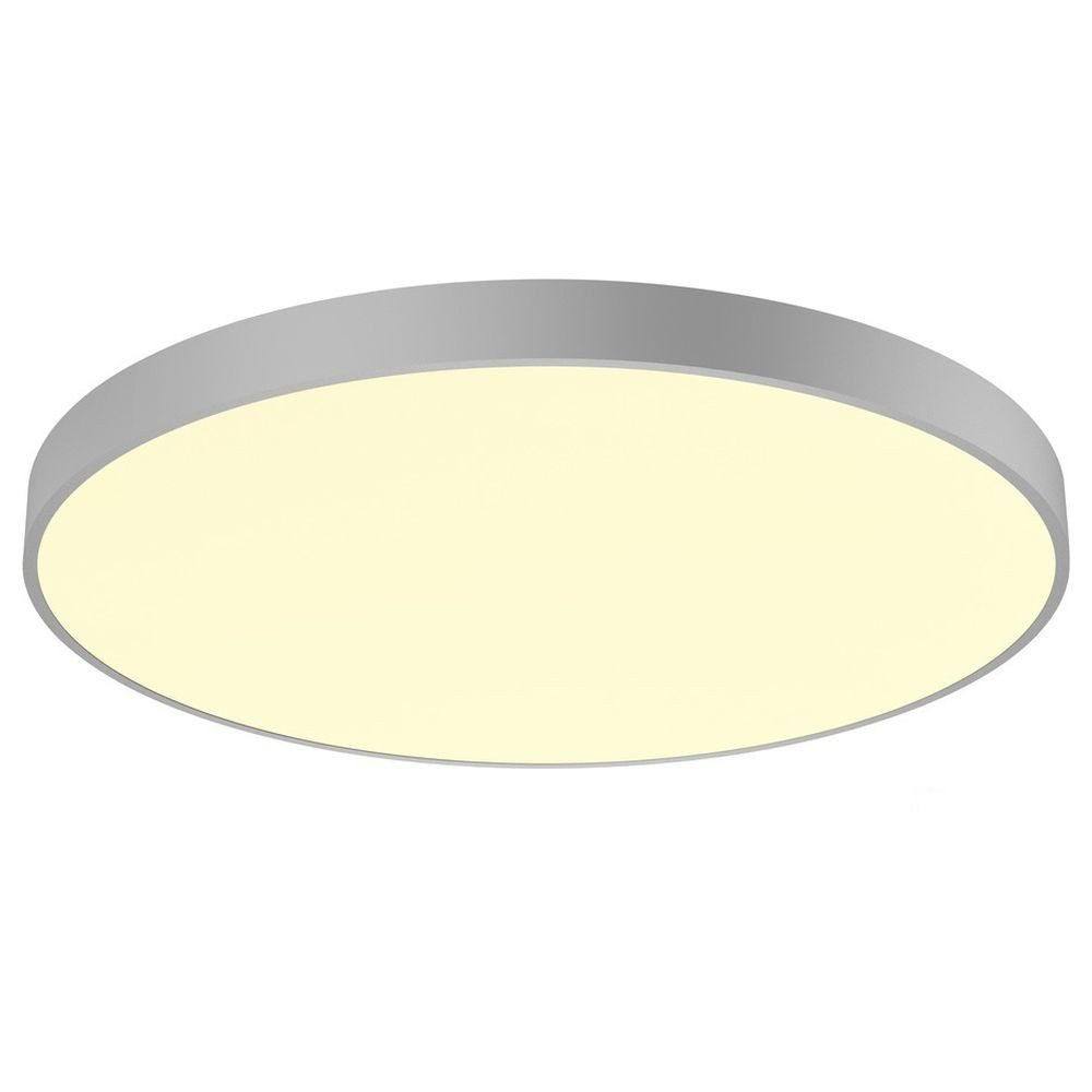 SLV Deckenleuchten LED Wand- und Deckenaufbauleuchte Medo 78W 10100lm Triac in Grau, LED