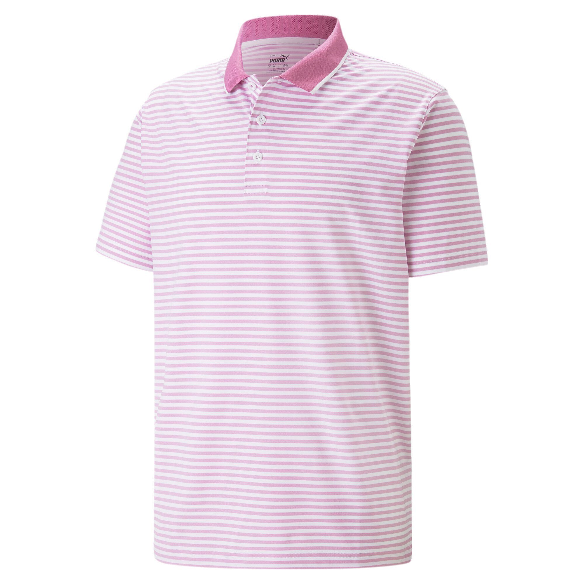 PUMA Poloshirt Mattr Pink Herren Golfpolo Feeder