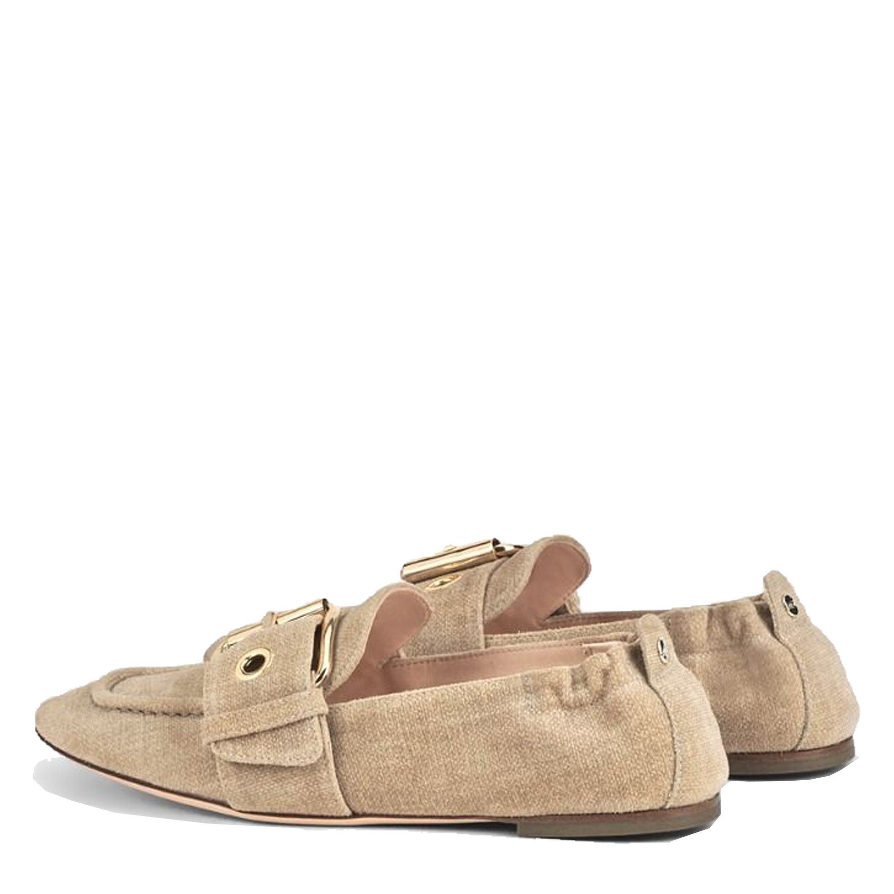 Attilio Giusti Leombruni AGL Slipper MAYA aus Veloursleder - Beige Slipper