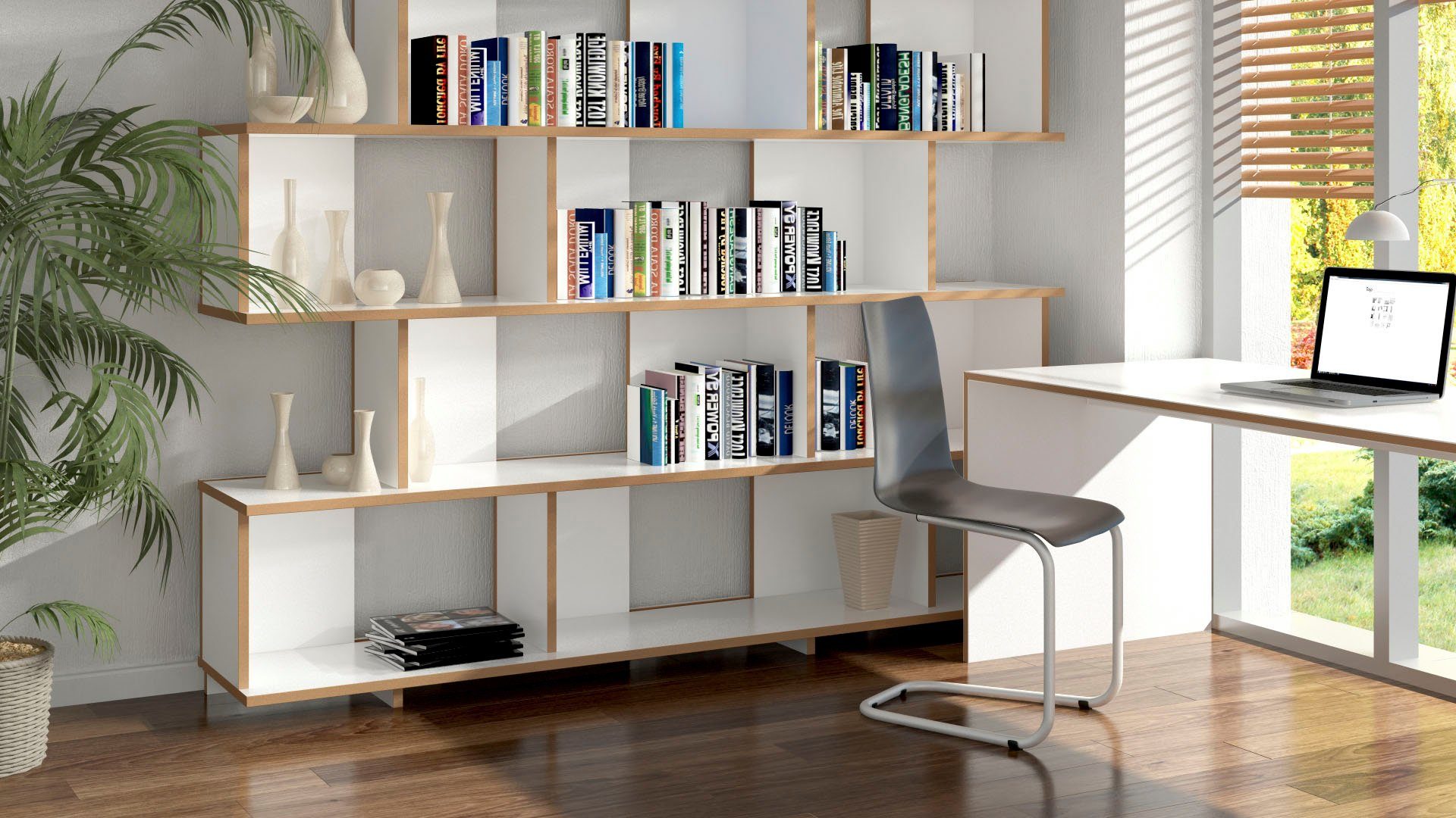 Tojo Freischwinger stuhl, mit weißem Gestell