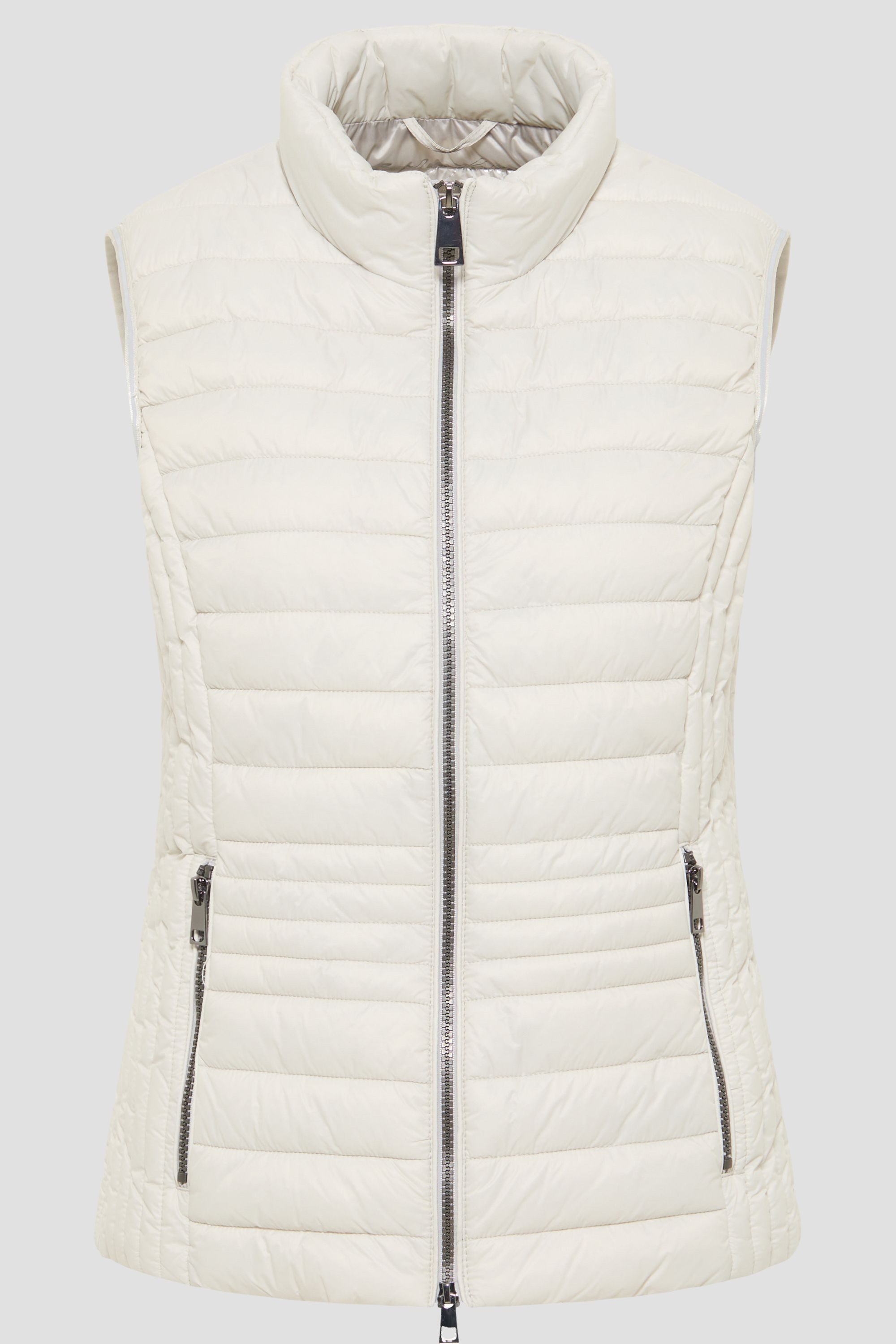 Barbara Lebek Steppweste moderne Steppweste oder Gilet für Damen in Beige