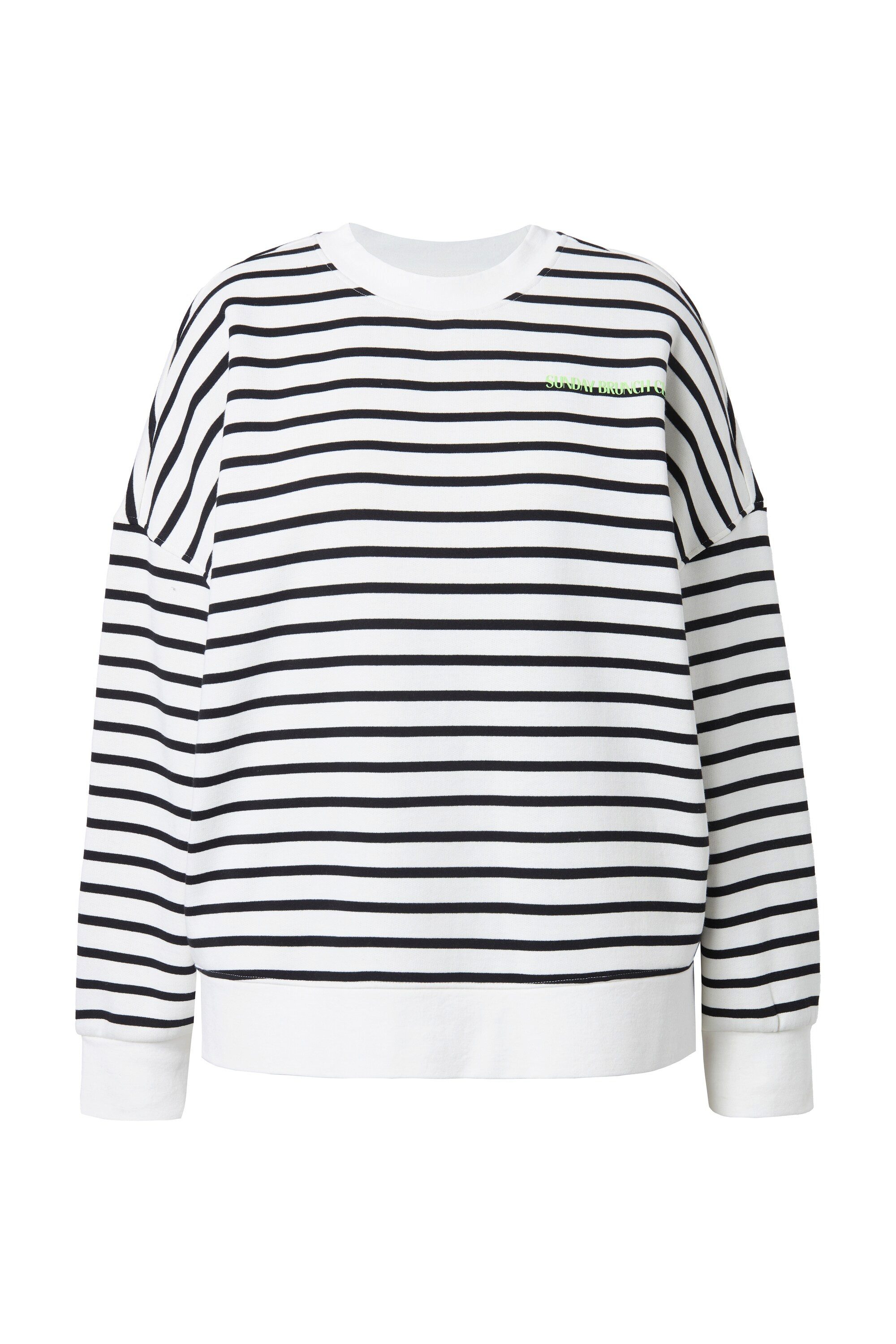 Studio Untold Sweatshirt Sweatshirt oversized Ringel günstig online kaufen