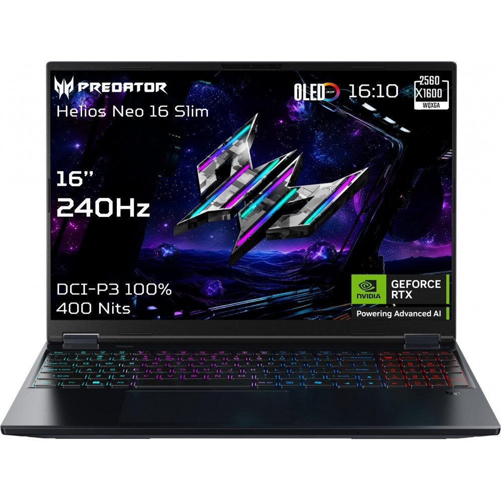Acer NH.QX9EG.001 Predator Helios Neo 16S AI OLED Laptop Schwarz Notebook