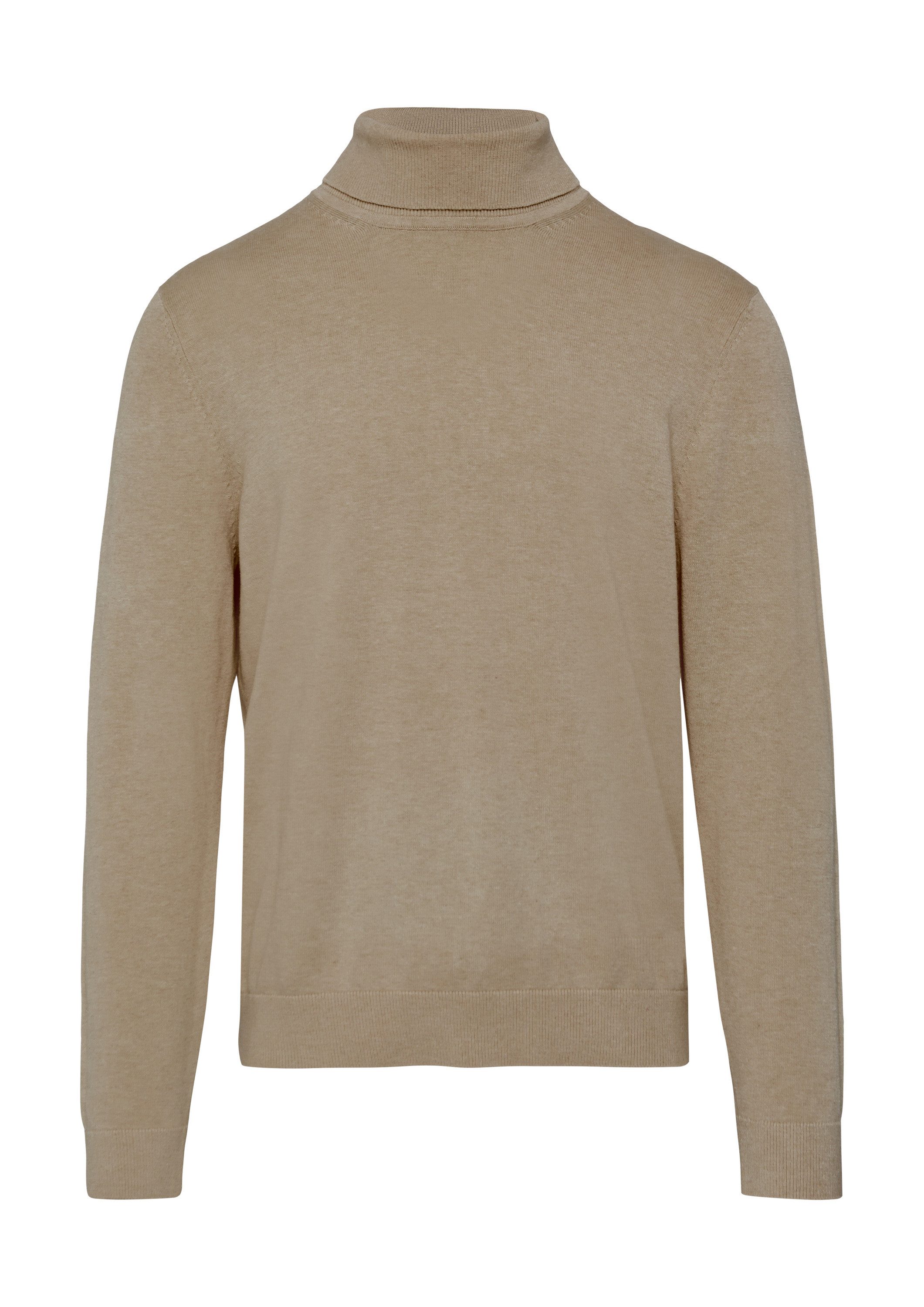 s.Oliver Longpullover Strickpullover Rollkragenpullover aus Baumwolle günstig online kaufen