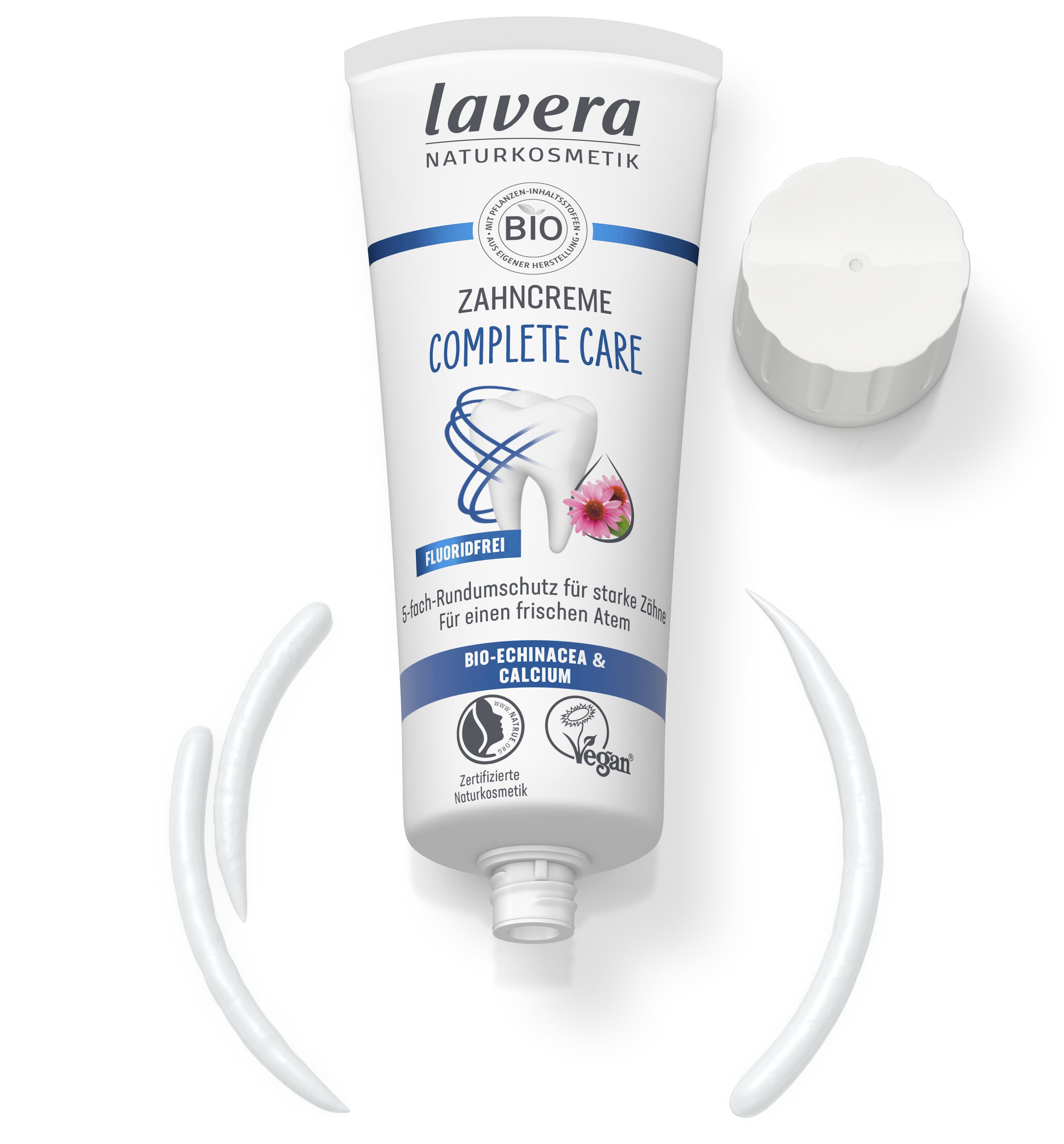 lavera Zahnpasta Zahncreme Complete Care Fluoridfrei, (1-St)