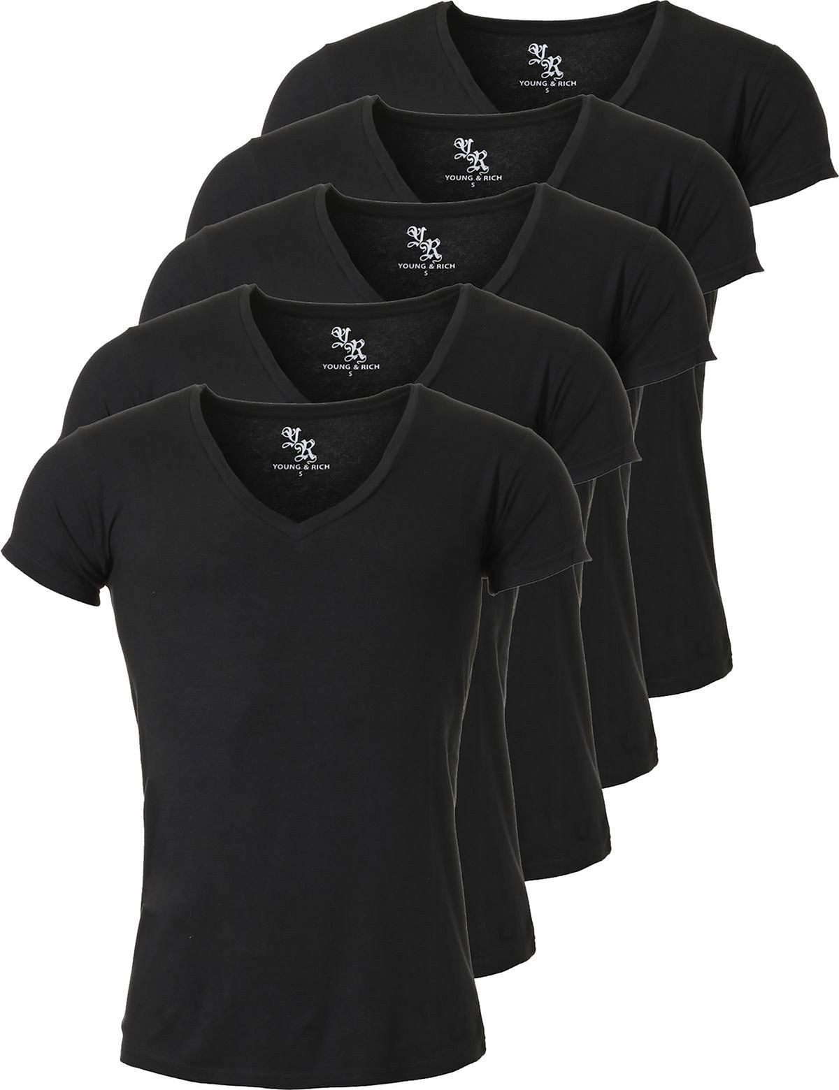 Young & Rich T-Shirt Herren Uni günstig online kaufen