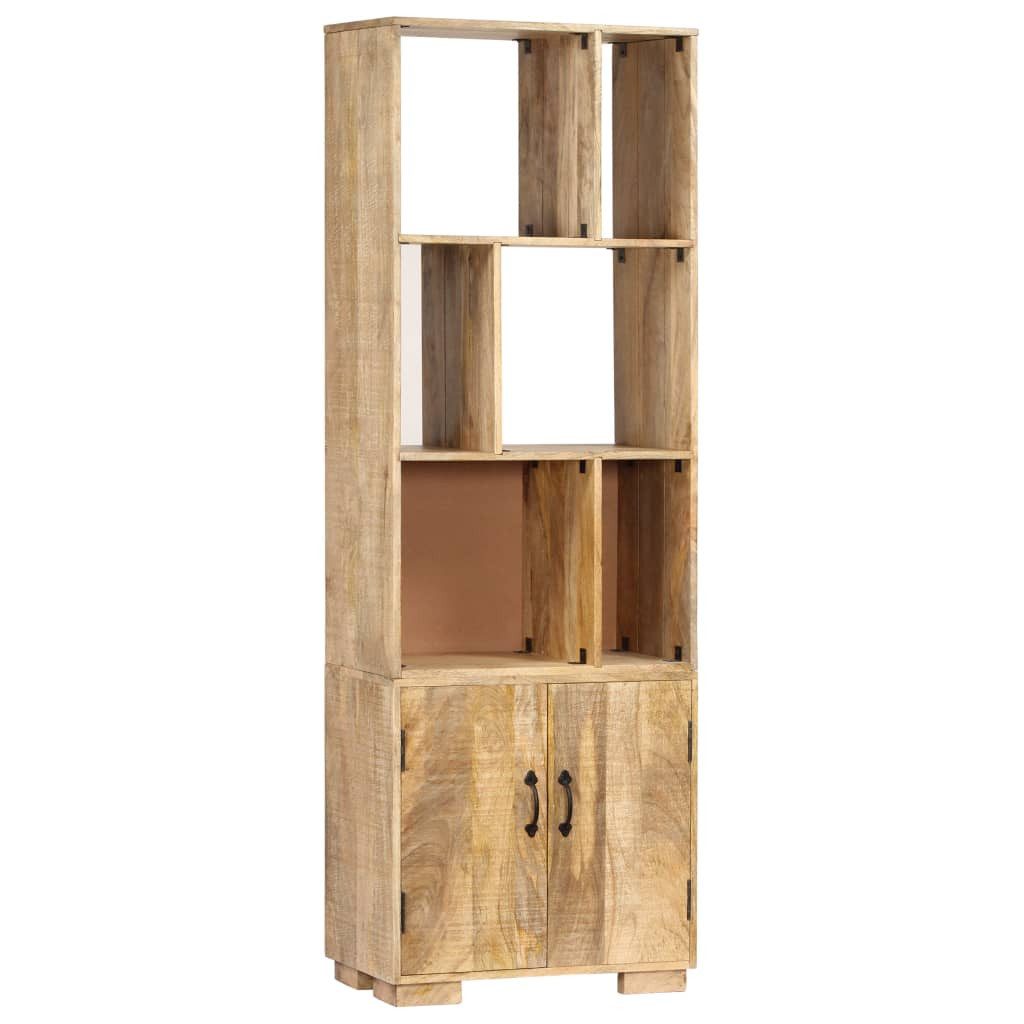 vidaXL Bücherregal Bücherregal 60x35x180 cm Massivholz, 1-tlg.