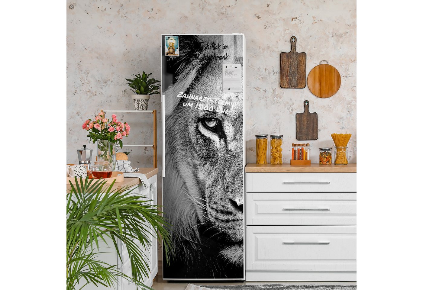 Thumbnail - DEQORI Magnetfolie 'Majestätischer Blick', beschreibbar Kühlschrank Magnetmatte magnetisch Magnetfolie