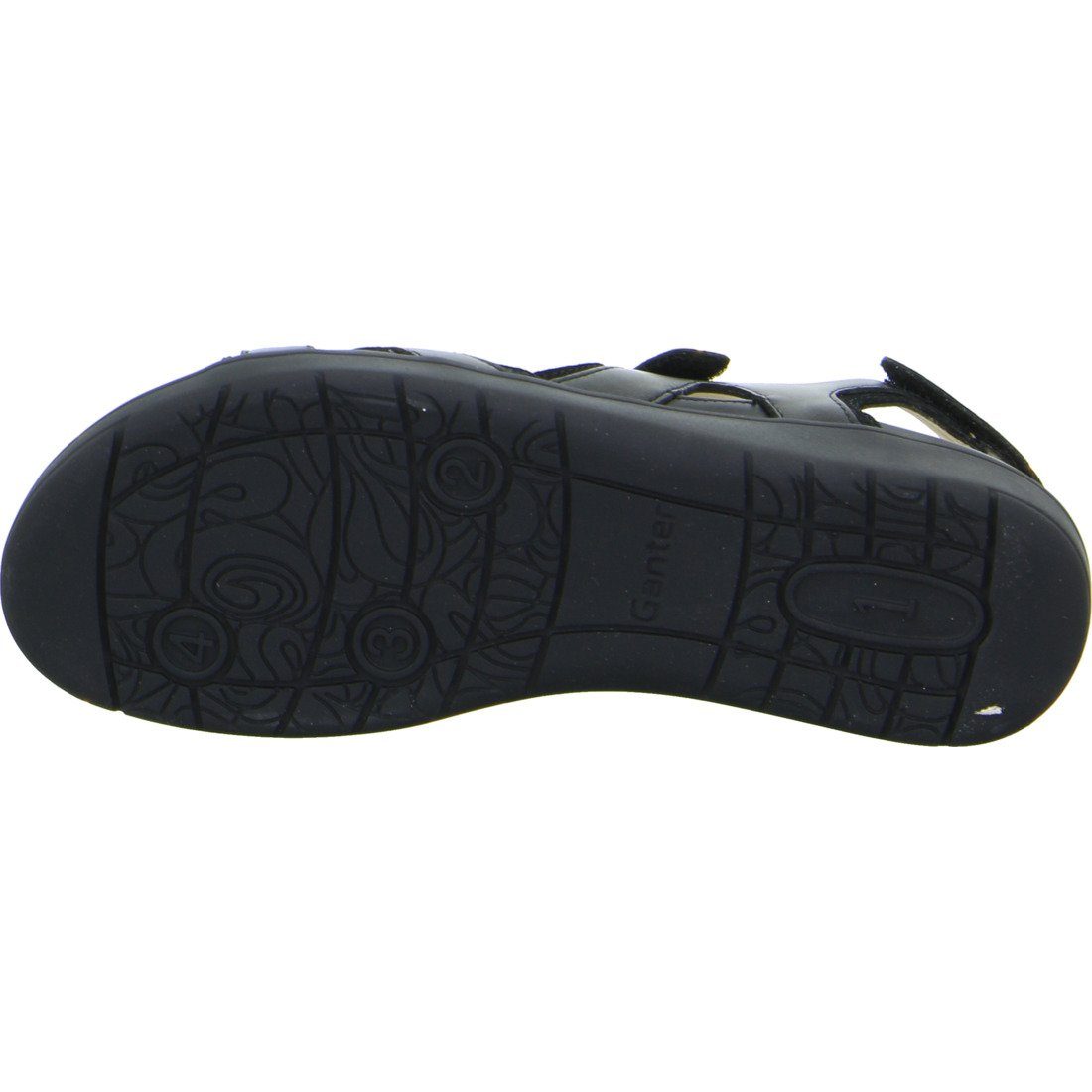 Schuhe, schwarz 048810 - Sandalette Ganter Sandalette Ganter Glattleder Gina