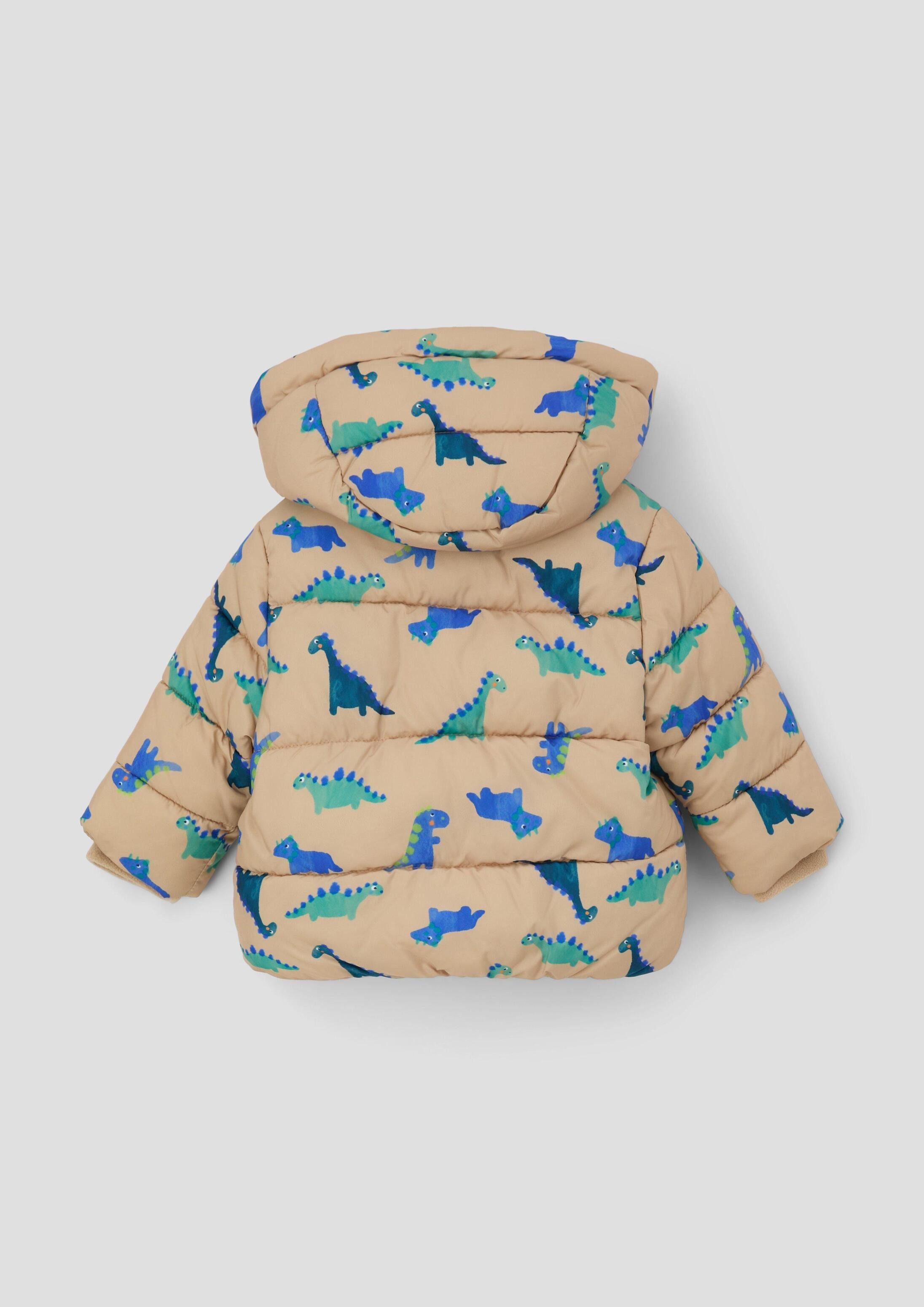 s.Oliver Winterjacke Outdoor-Jacke Steppjacke mit Fleece-Futter