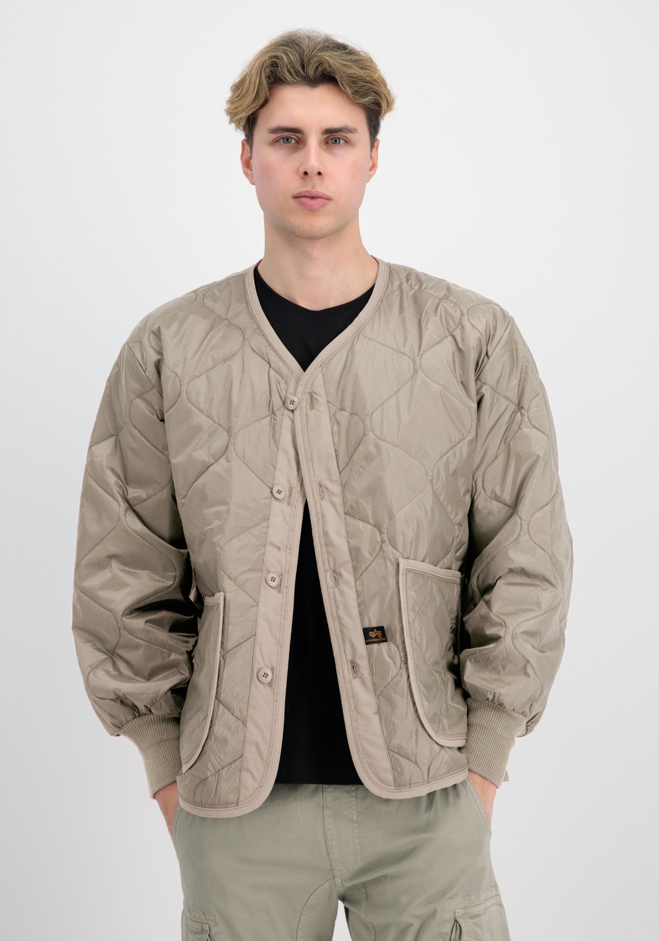 Alpha (HERITAGE) - Alpha Men sand Jackets Industries vintage Industries ALS Field Fieldjacket Liner