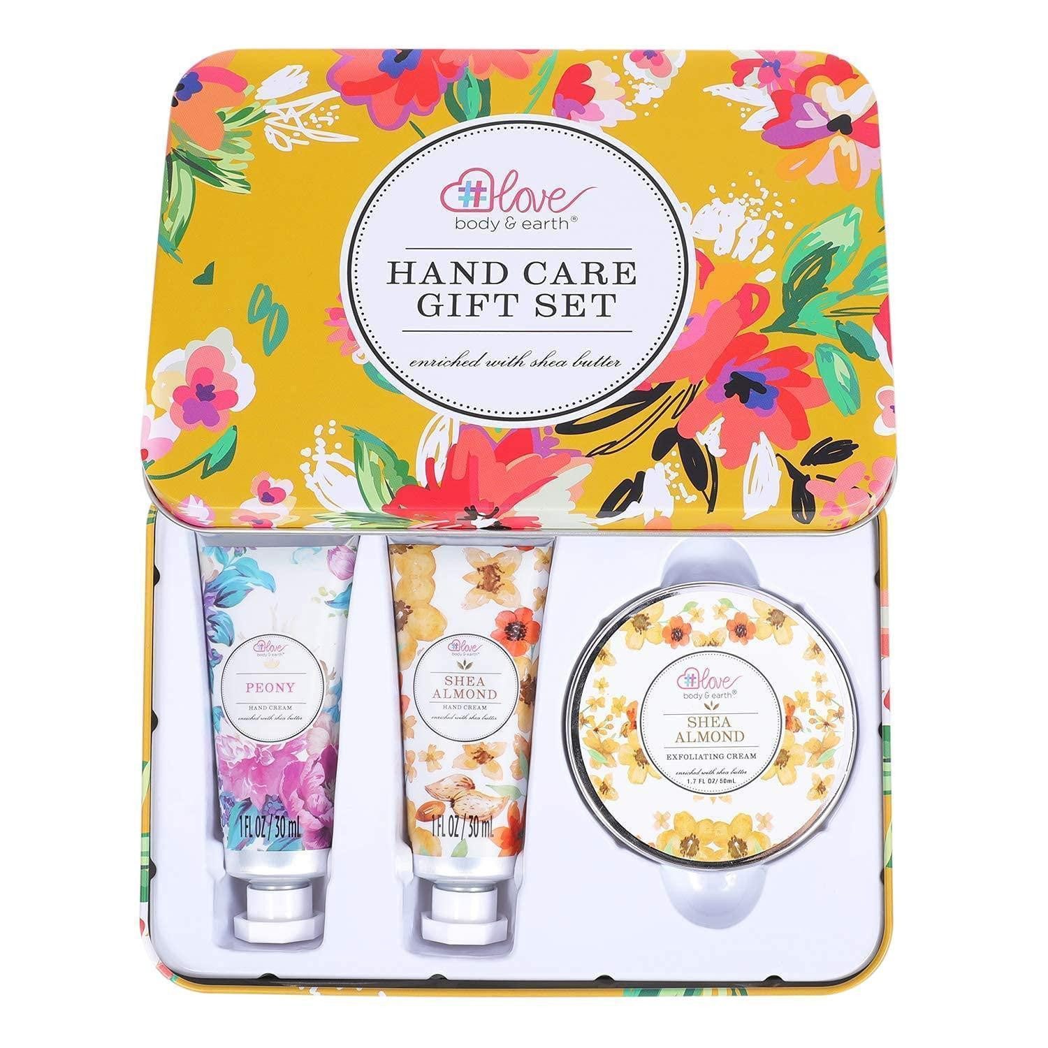 LuxusKollektion Pflege-Geschenkset Handcreme Geschenkset Frauen Peeling 2er Muttertagsgeschenk Orange-2
