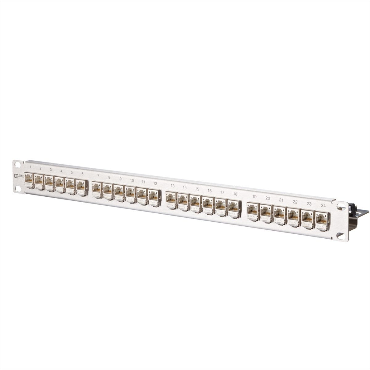 C6Amodul 24 Port 180°M 1HE Netzwerk-Panel