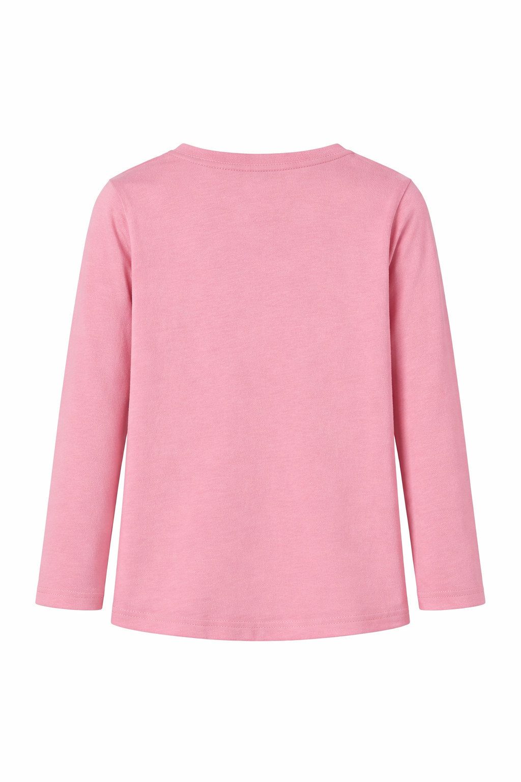 Bibi & Tina Langarmshirt Langarmshirt Mädchen rosa mit Pferdemotiv Baumwolle mit Glitzer-Sternen