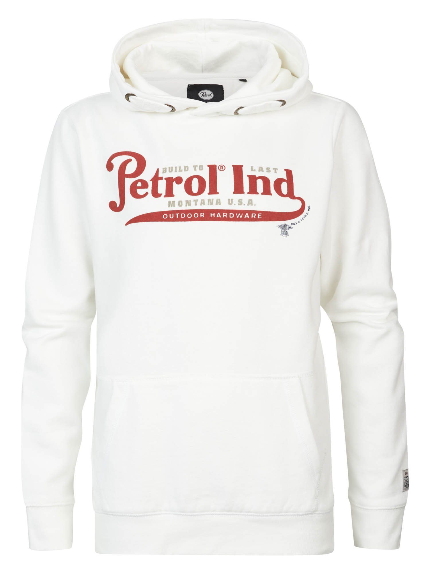 Petrol Kapuzensweatshirt dusty Industries white