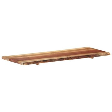 vidaXL Badezimmer-Set Badezimmer-Waschtischplatte Massivholz Akazie 140 x 55 x 3,8 cm