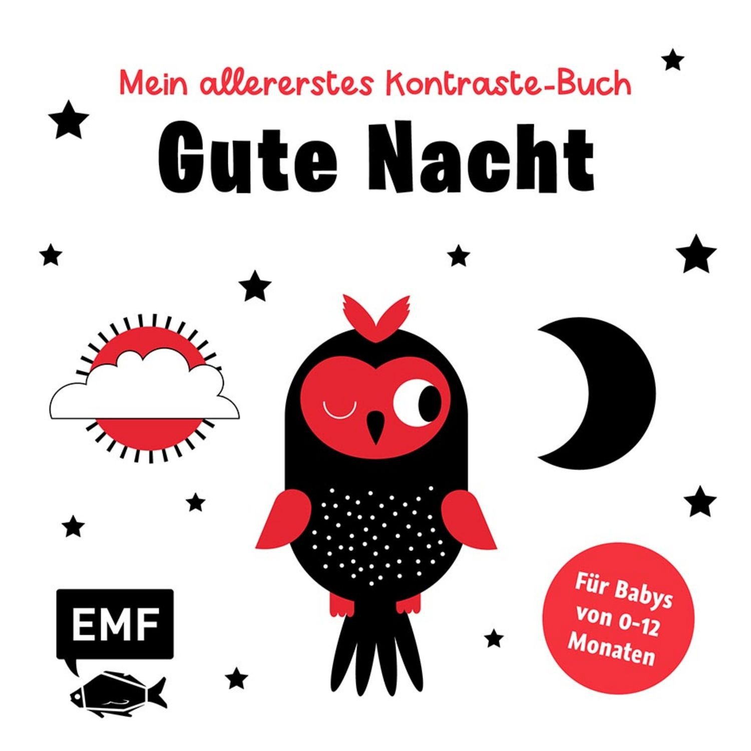 Mein allererstes Kontraste-Buch: Gute Nacht – für Babys von 0–12 Monat / diverse