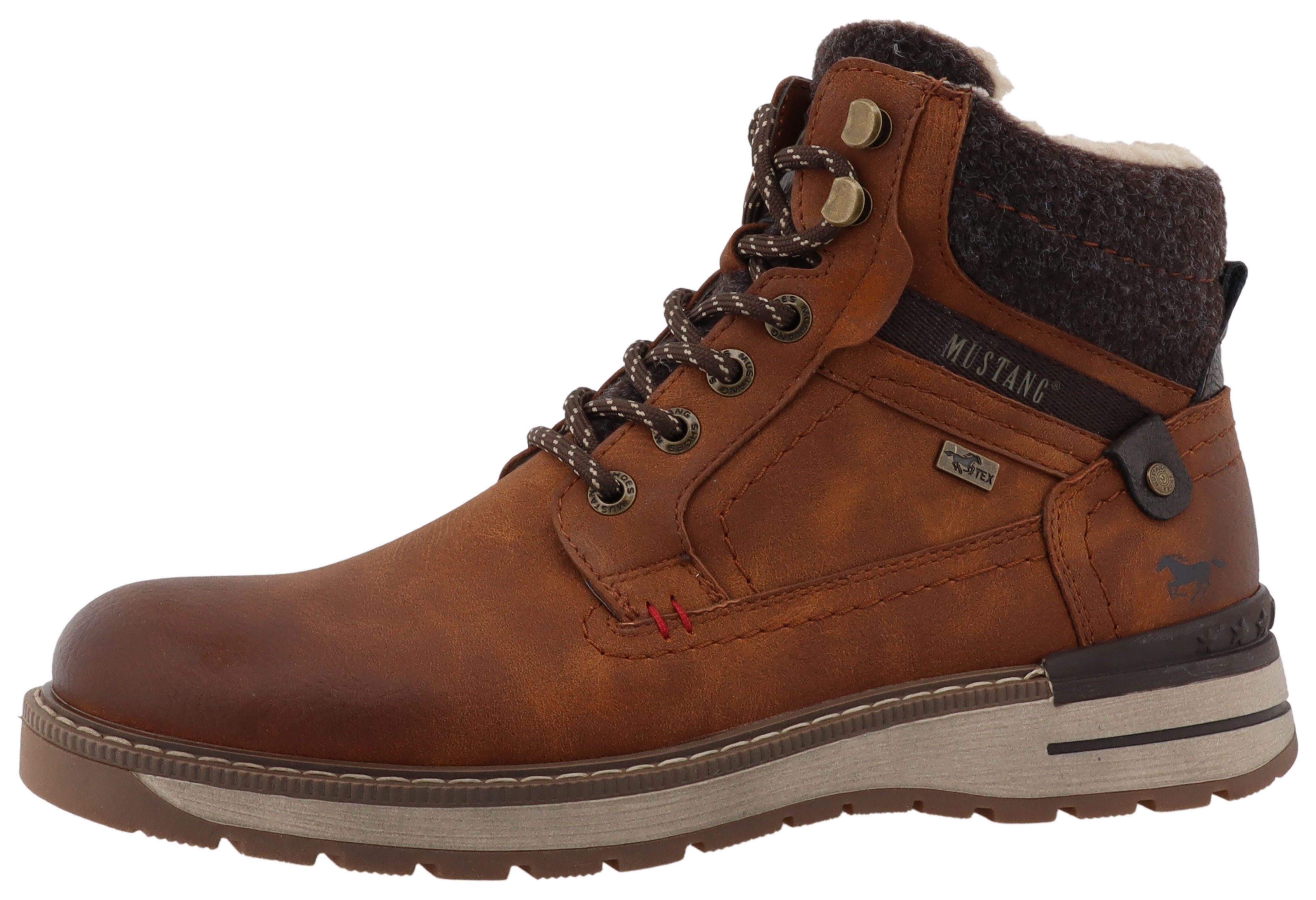 Mustang Shoes Maril Winterboots Workerboots, Schnürboots mit TEX-Ausstattun günstig online kaufen