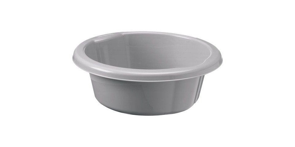 Aufbewahrungsbox Sunware Schüssel Waterline 5 L silber 32,5 x 32,5