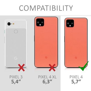 kwmobile Handyhülle Case für Google Pixel 4, Hülle Silikon metallisch schimmernd - Handyhülle Cover