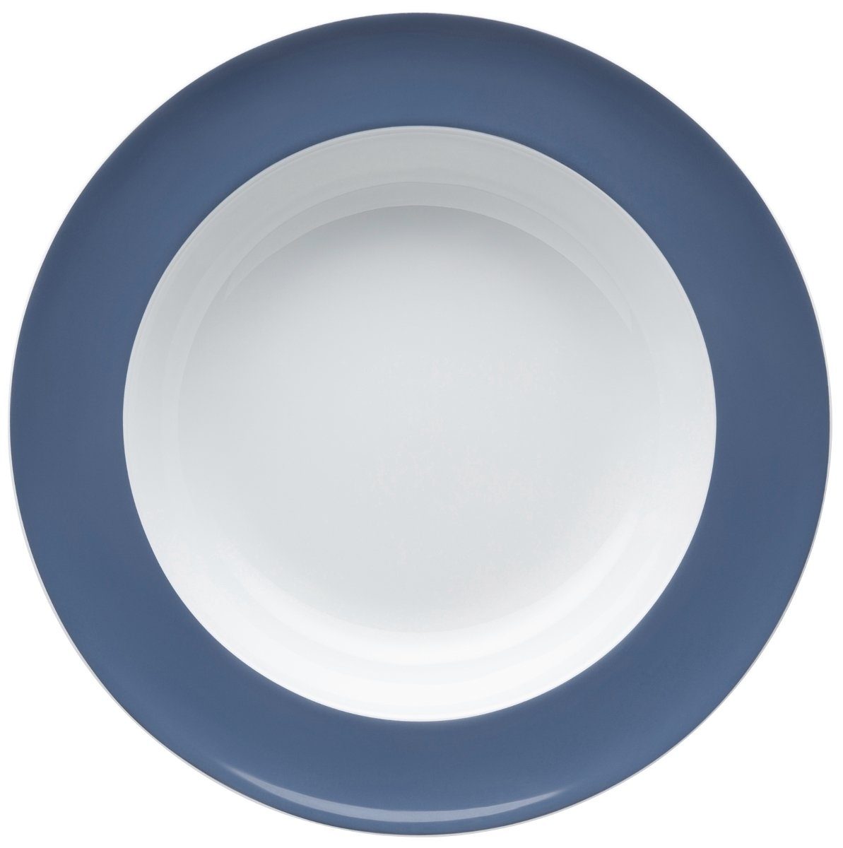 Thomas Porzellan Suppenteller Sunny Day Nordic Blue Suppenteller 23 cm, Teller Tief