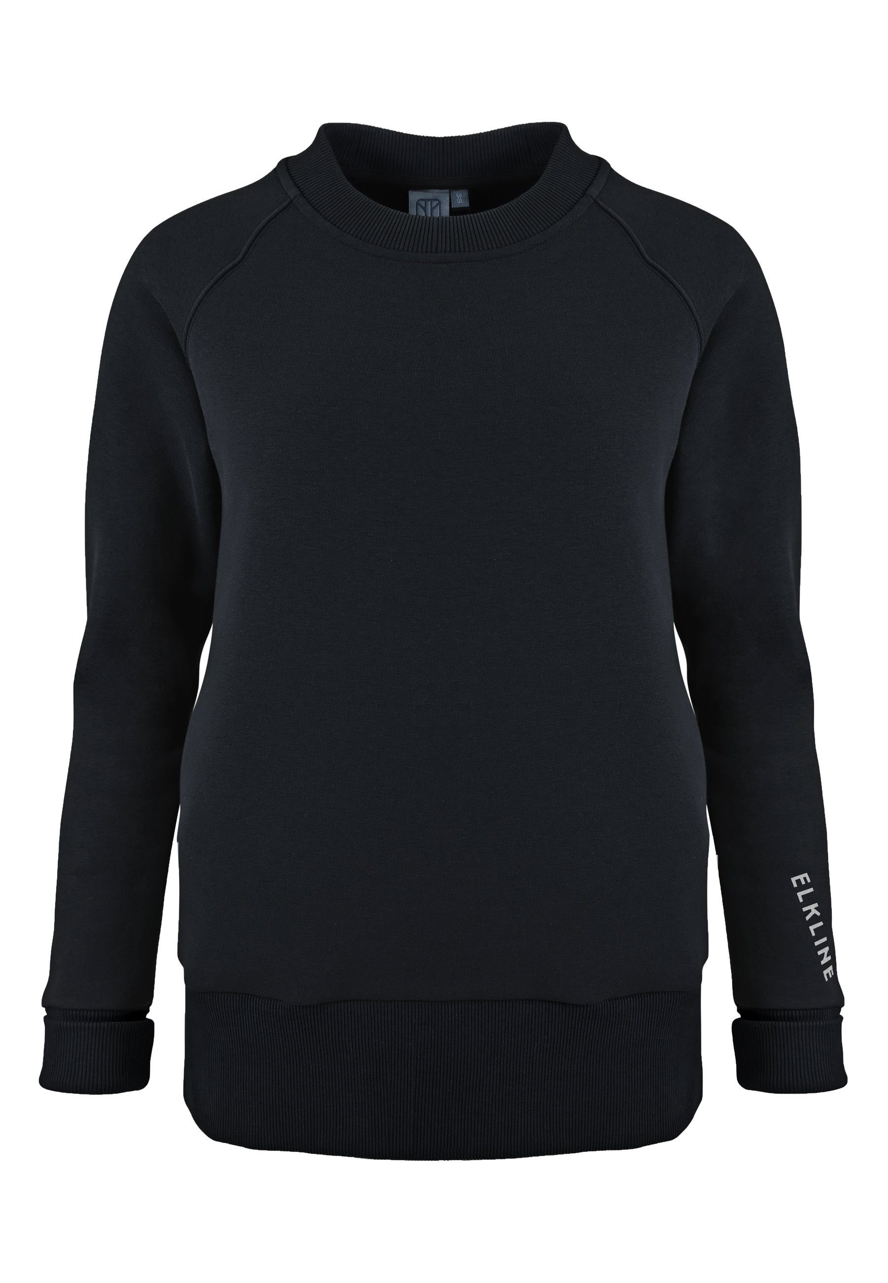 Elkline Sweatshirt Balance Sweatshirt - fahrradtauglich black