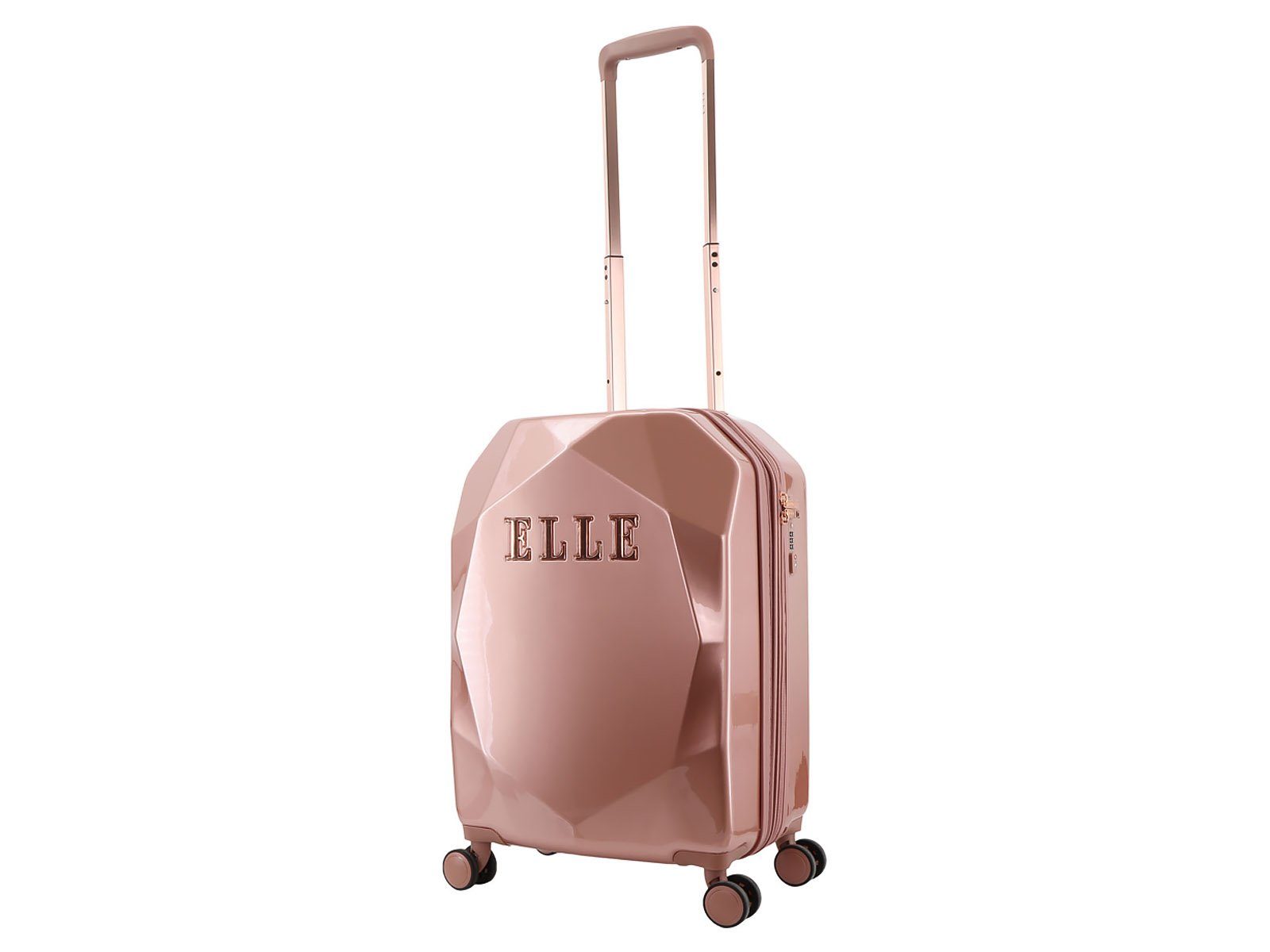 Elle Hartschalen-Trolley Koffer Diamond Spinner Trolley Gr. S Rose Gold, TS günstig online kaufen