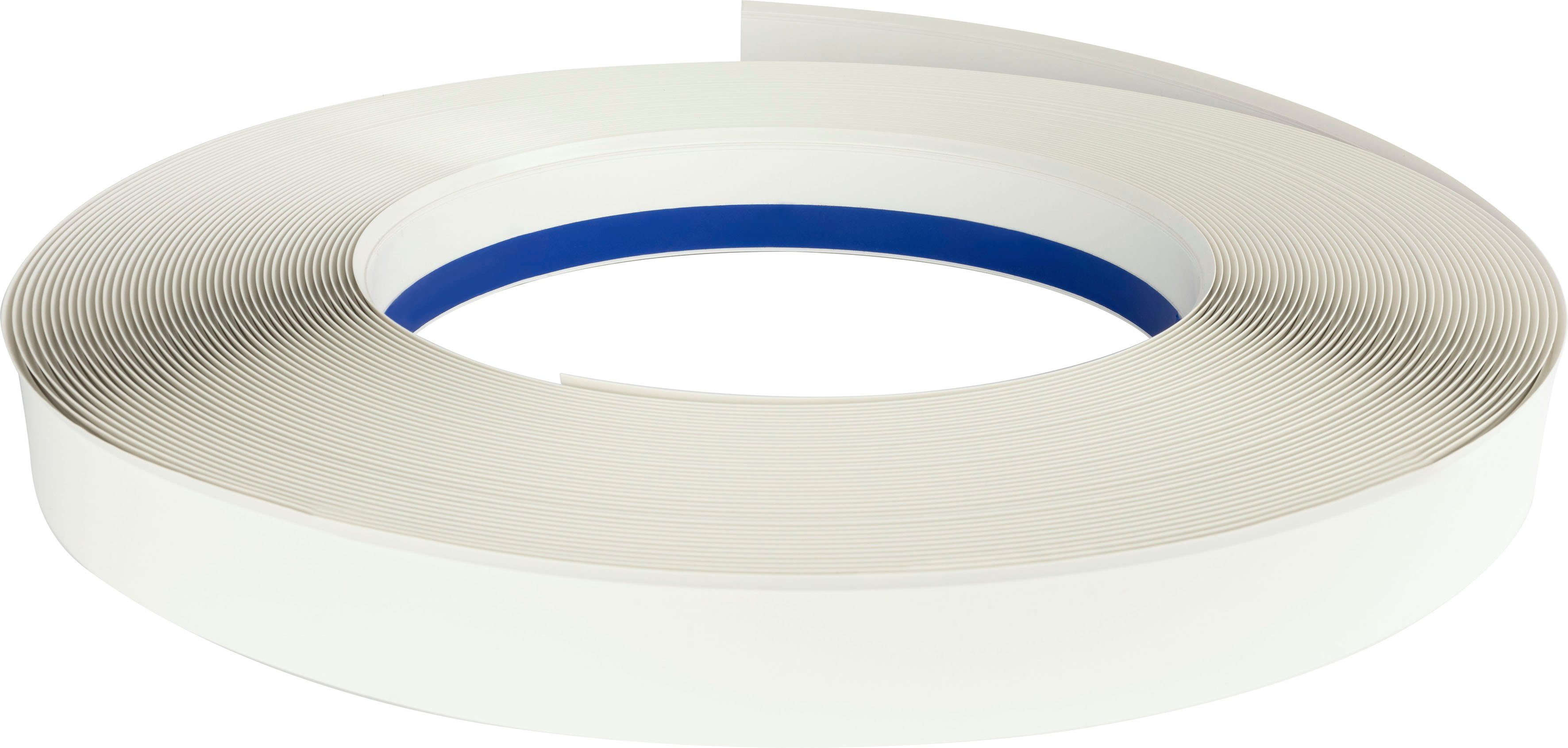 SCHELLENBERG Zierleiste PVC-Flachleiste, selbstklebend, 50 m Длина, 3, 4 oder 5 cm Breite, selbstklebend, Verblendung von Fugen und Übergängen an Fenstern, Schränken oder Türen