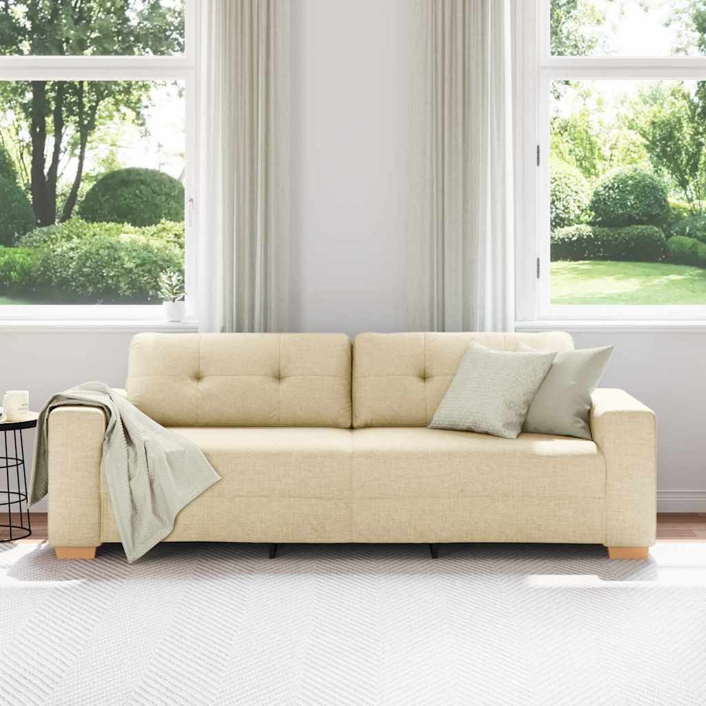 vidaXL Sofa 3-Sitzer Sofa mit Kissen günstig online kaufen