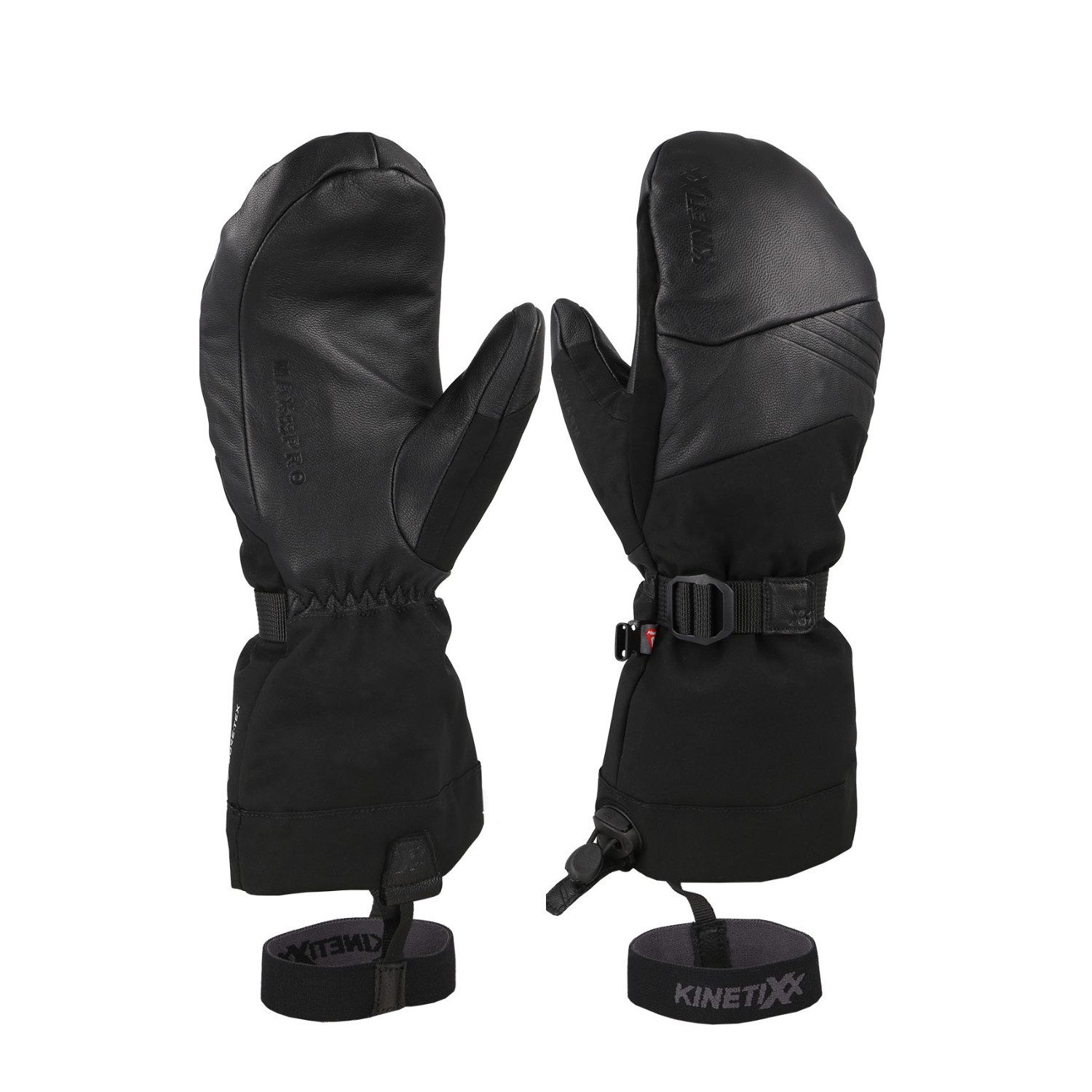 Kinetixx Skihandschuhe KinetiXx Akima Mitten GTX® Damen Skihandschuh (in Schwarz, Cream oder Olive/White) Grip, Atmungsaktiv, Kälteschutz, Winddicht, Wasserdicht