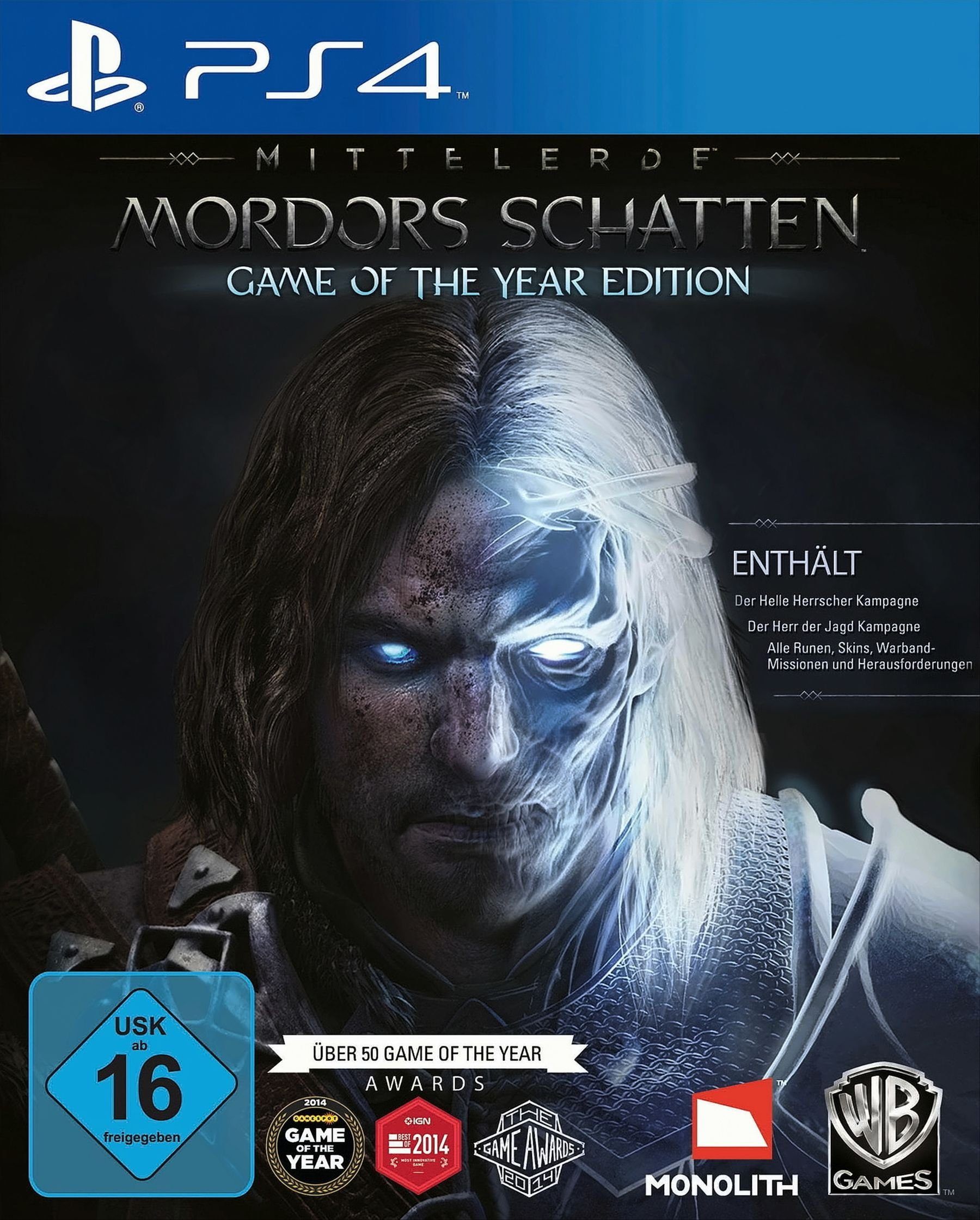 Mittelerde: Mordors Schatten - Game Of The Year Edition Playstation 4