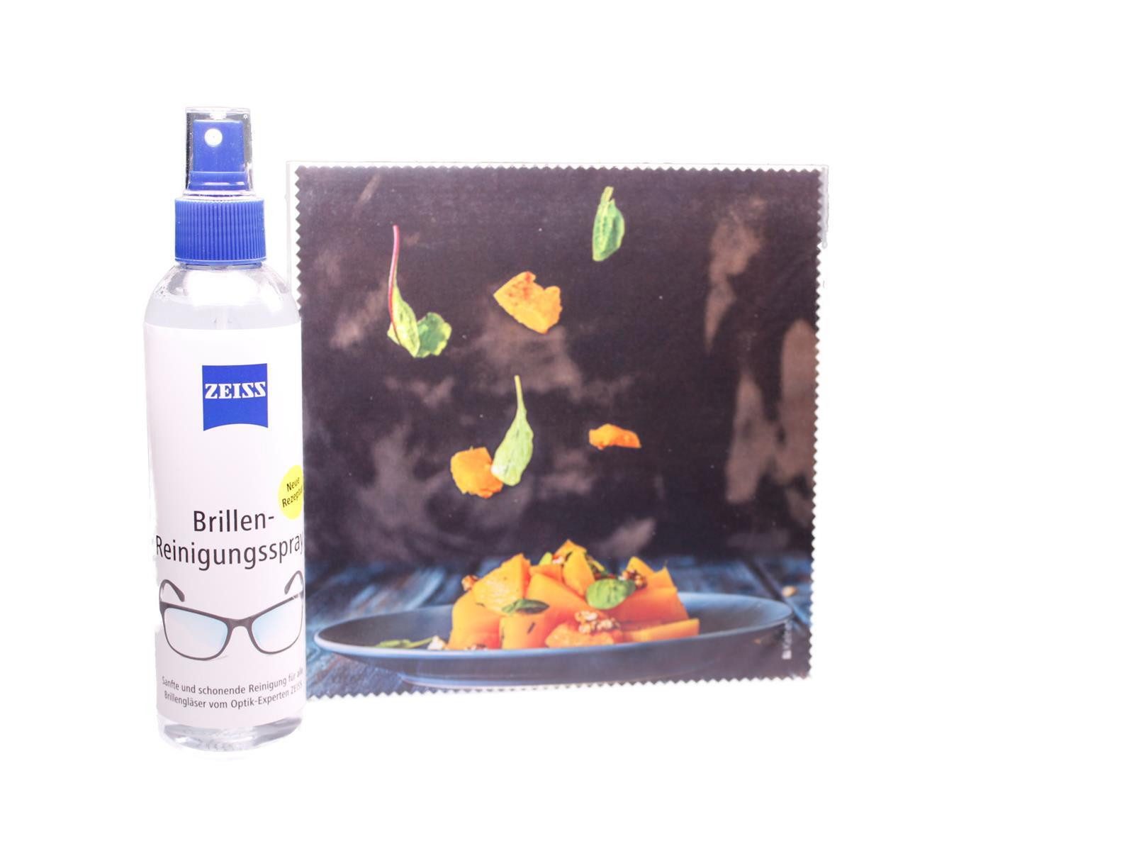 Brillenetui Mikrofasertuch "Kürbissalat" Größe 18,5*18,5 cm von La Kelnet