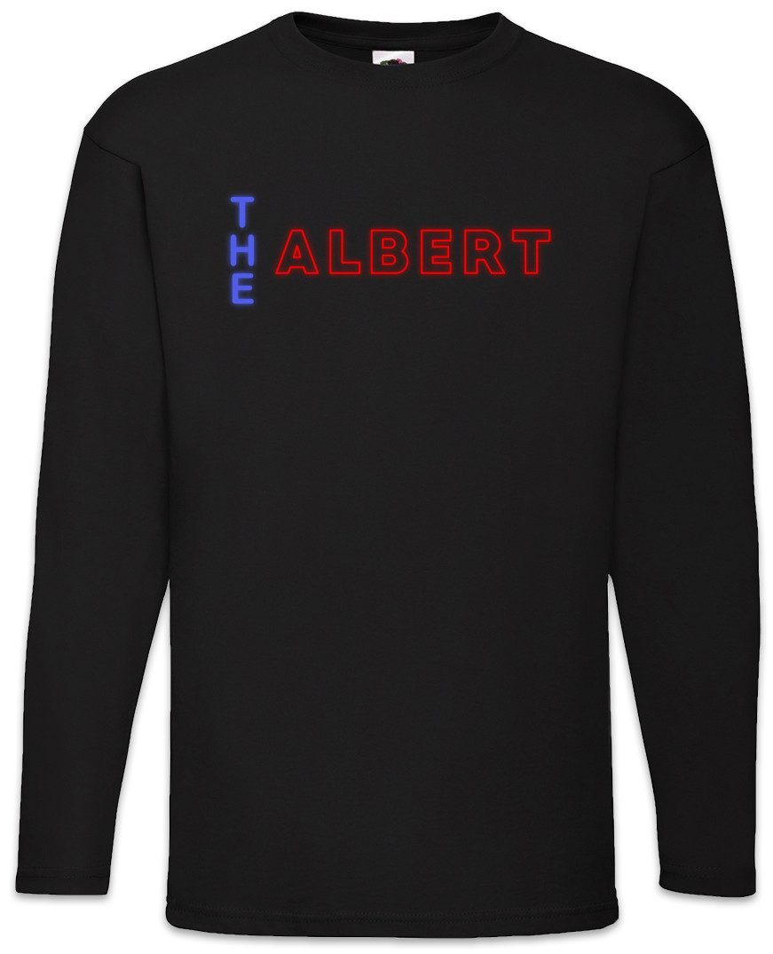 Urban Backwoods Langarmshirt The Albert Langarm T-Shirt Wine Cocktail Eastenders Pub Bar Restaurant (1-tlg) Saloon James Willmott Brown