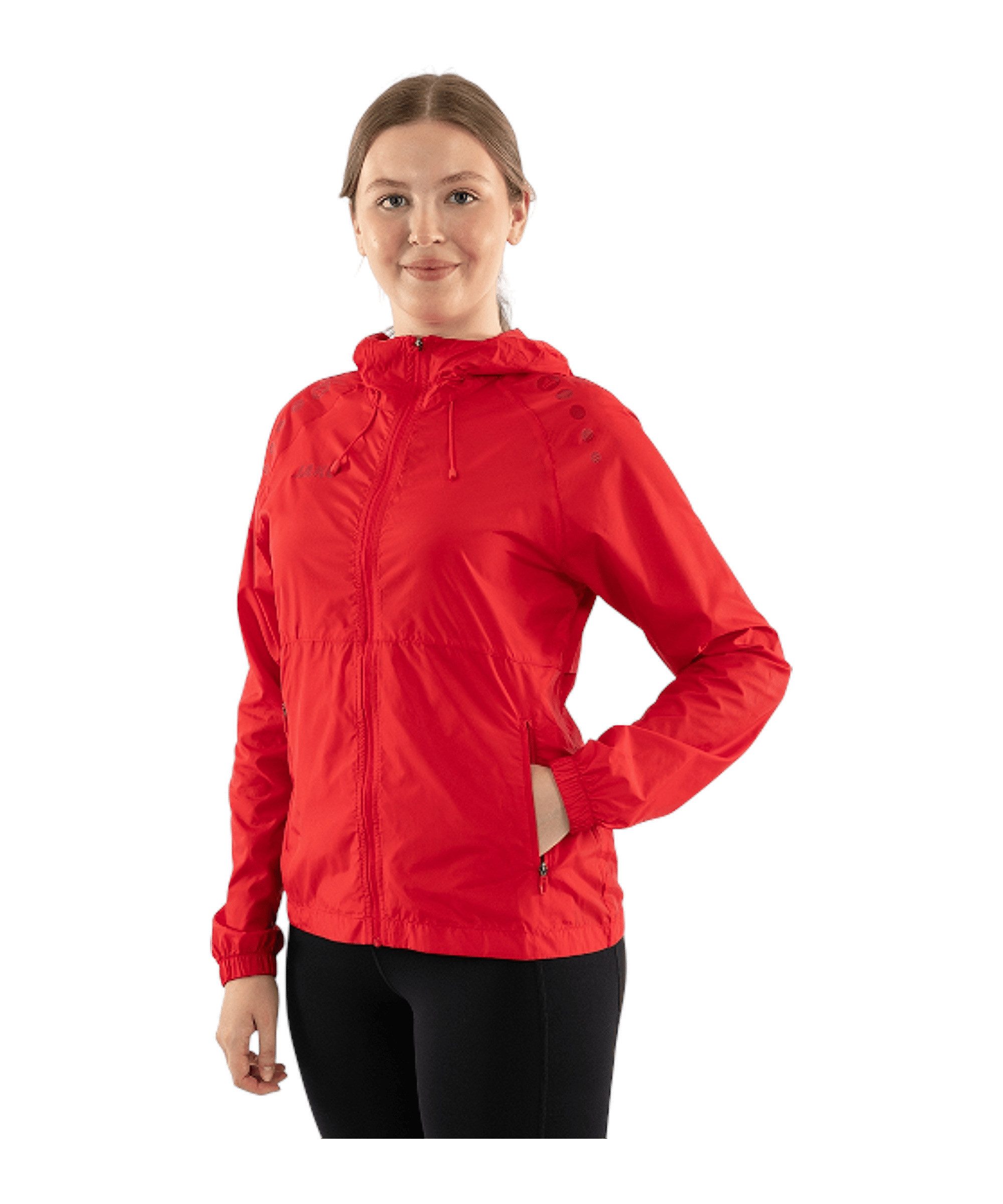 Jako Allwetterjacke Flow Lightweight Jacke Damen (1-St) Kapuze_Kordelzug