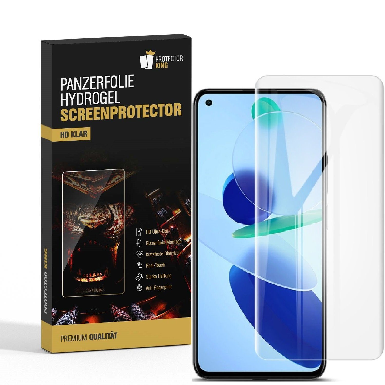 Schutzfolie 6x Hydrogel-Glass für Xiaomi Mi 10 Lite Selbstheilend für Micro Kratze