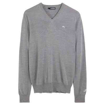 J.LINDEBERG Trainingspullover J.Lindeberg Lymann Knitted Pullover Grey Melange