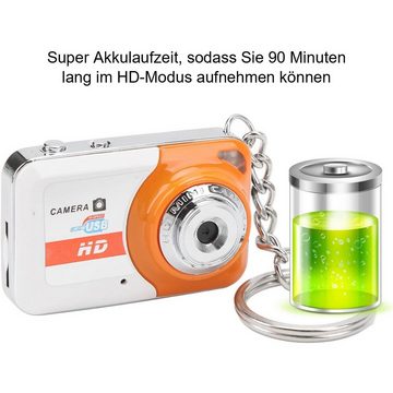 yozhiqu Mini-DV-Kamera, kompakte Größe, ideal für die Aufnahme von Blockbustern Camcorder (HD, 32G Speicher Unterstützung, Webcam Keychain Recorder)