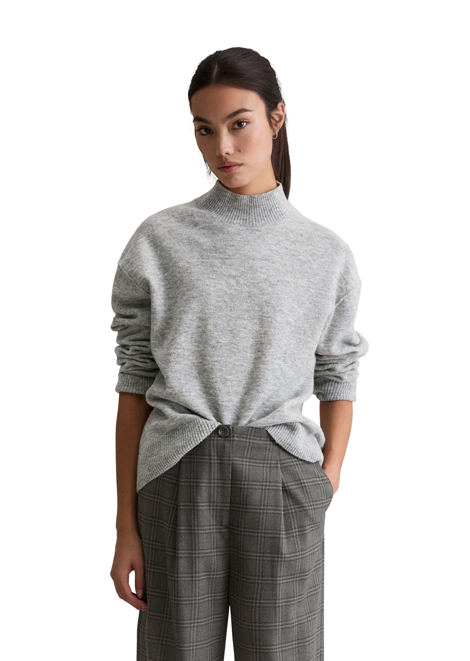 Marc O'Polo DENIM Strickpullover aus softem Schurwolle-Mix