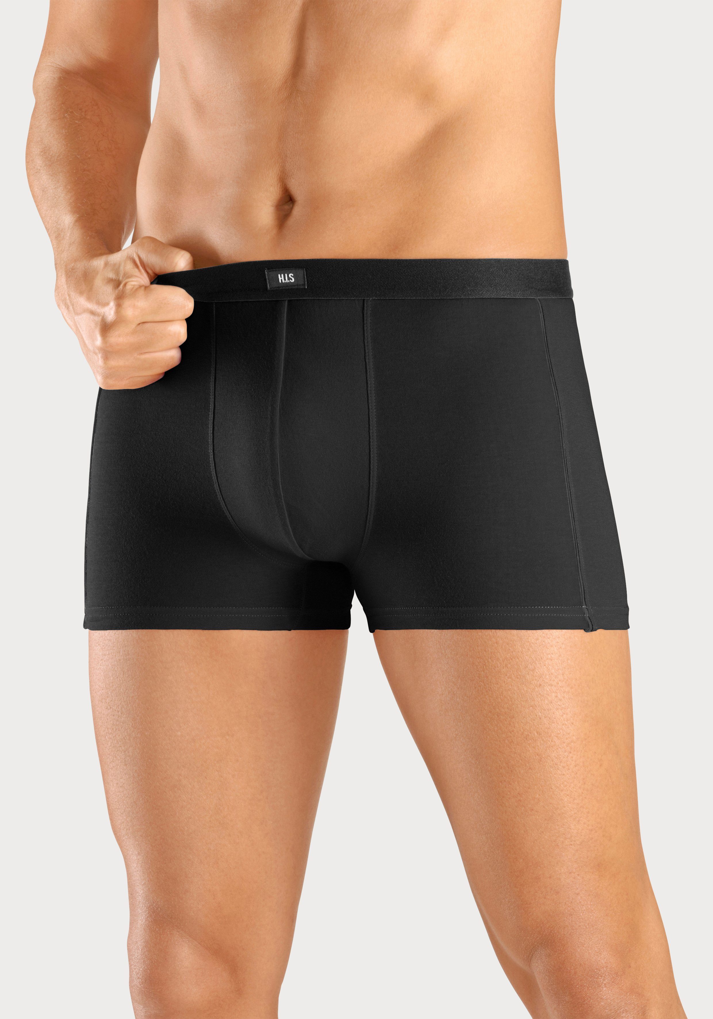 den H.I.S mit Piping Seiten schwarz Boxer schmalen 3-St) (Packung, an