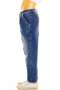 be styled Boyfriend-Jeans Lockere Boyfriend Jeans Hose Oversized Legere Bequem - Damen - j19p-1 mit Stretch-Anteil, 5-Pocket-Style, Tapered-Jeans